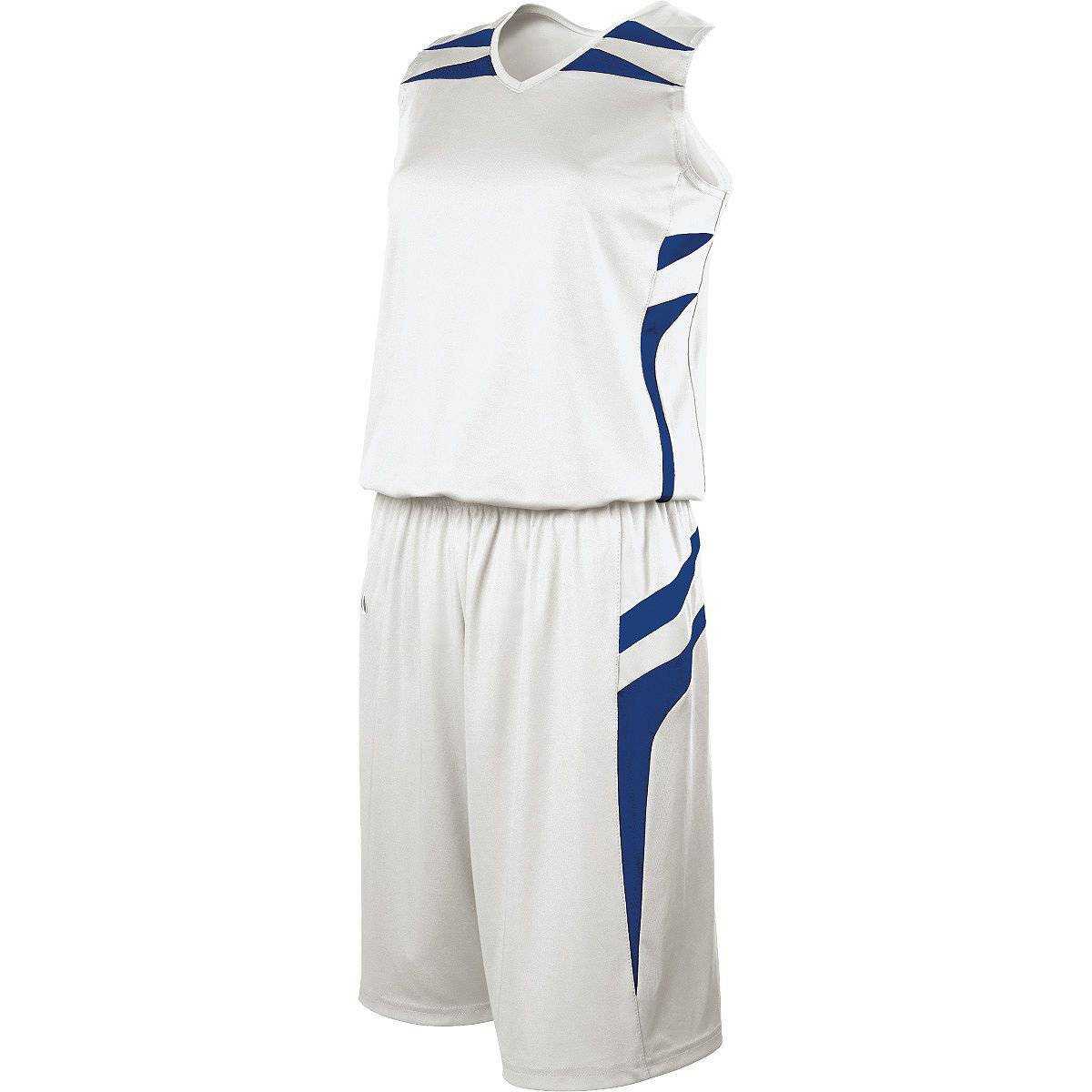 Holloway 224364 Ladies Prodigy Jersey - White Royal Royal - HIT a Double