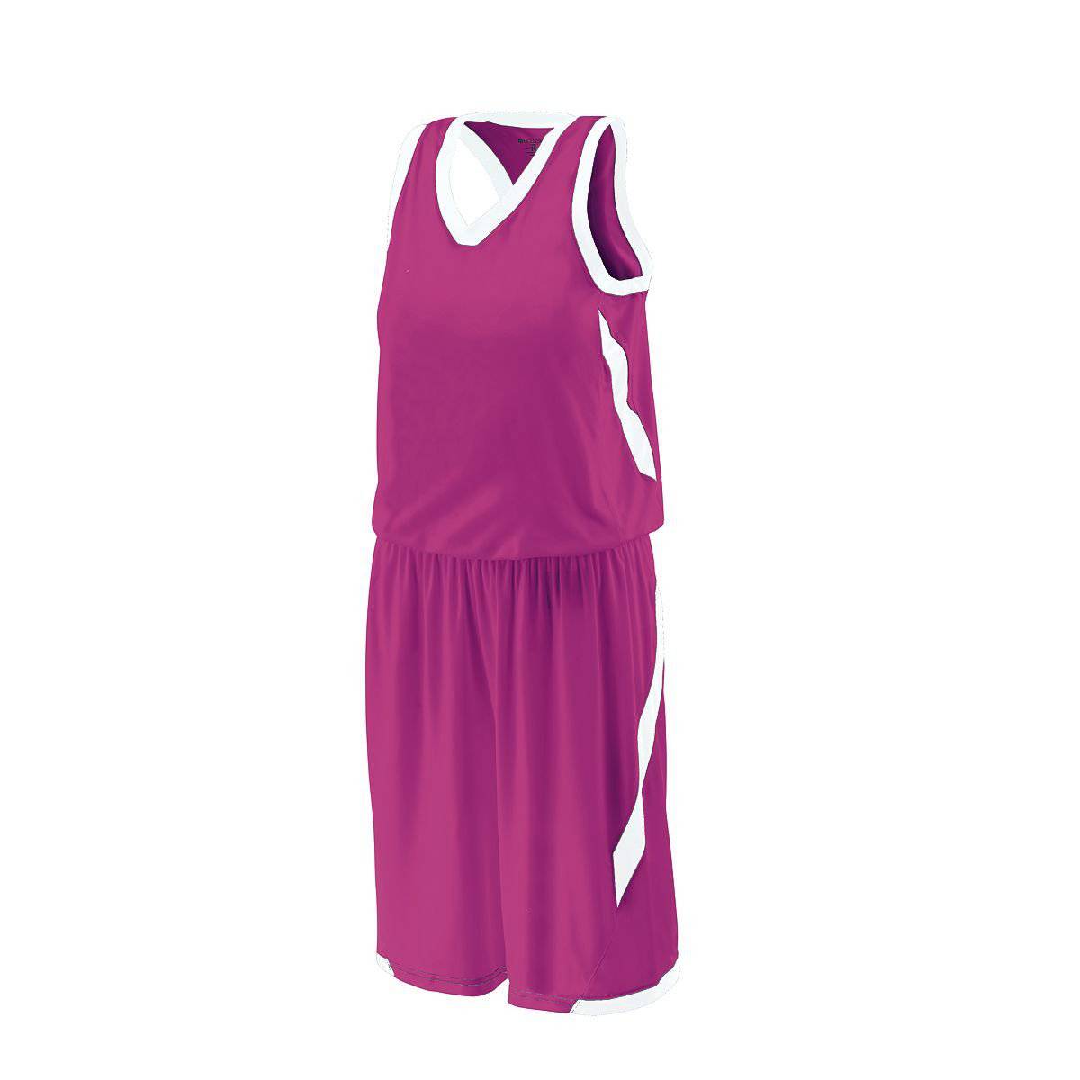 Holloway 224366 Ladies Lateral Jersey - Power Pink White - HIT a Double