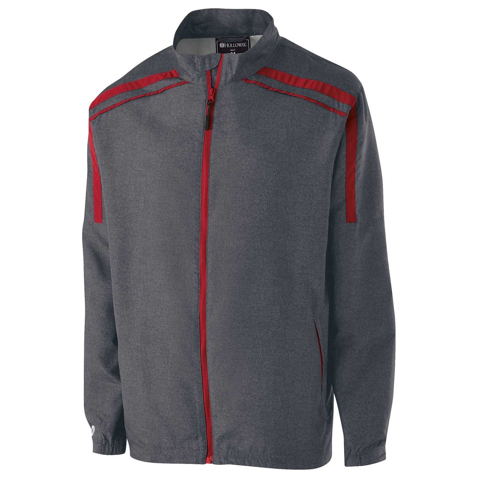 Holloway 226210 Youth Raider Lightweight Jacket - Carbon Scarlet - HIT a Double