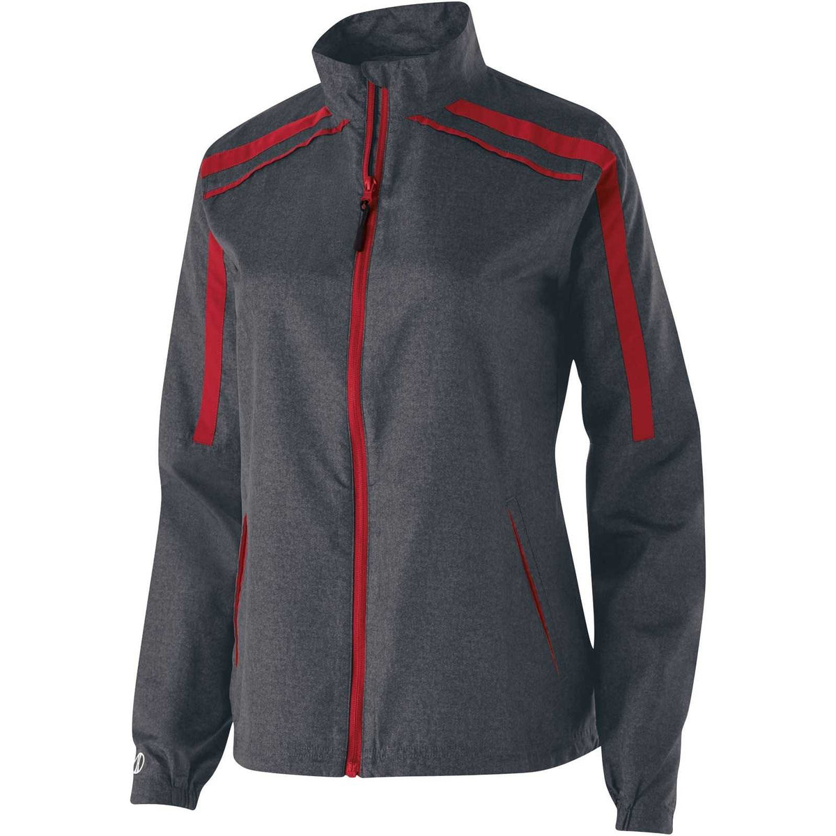 Holloway 226310 Ladies&#39; Raider Lightweight Jacket - Carbon Scarlet - HIT a Double