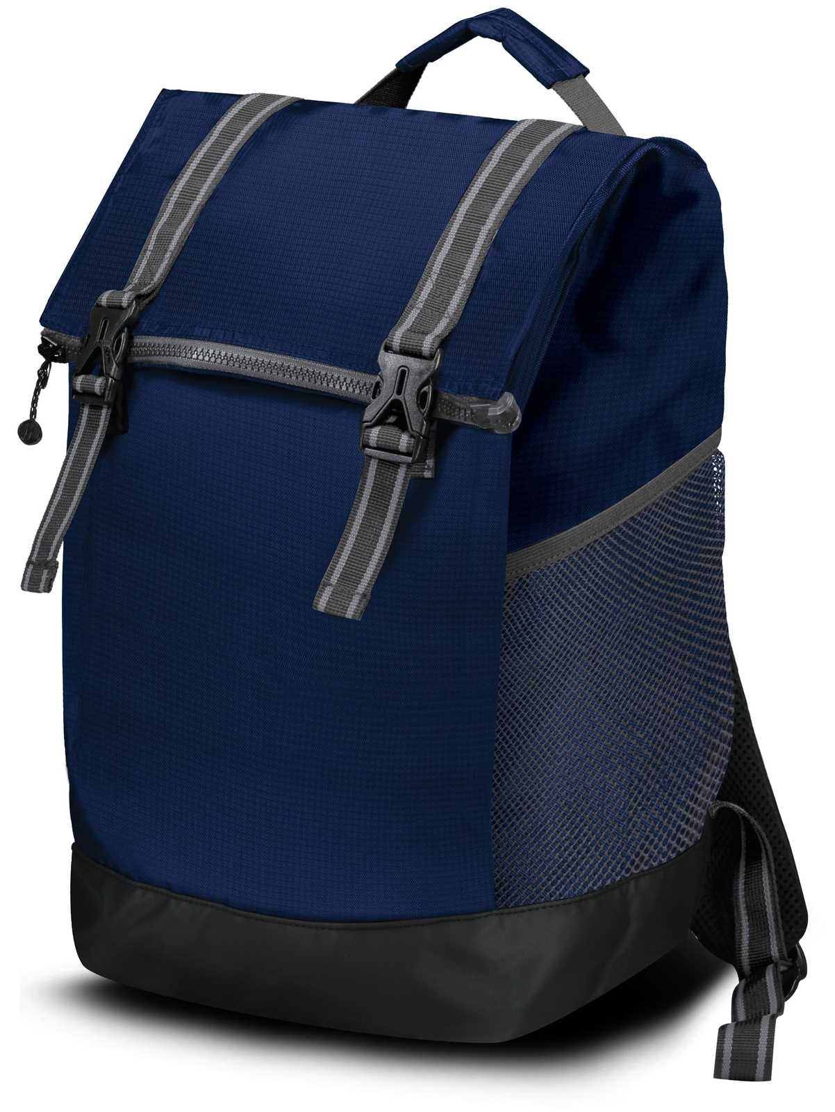 Holloway 229007 Expedition Backpack - Navy Navy Athletic Gray - HIT a Double