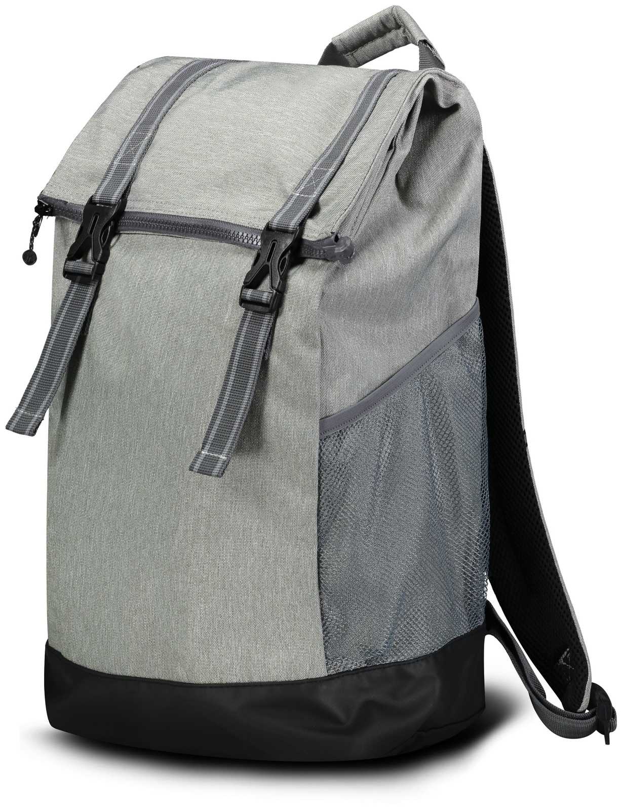 Holloway 229007 Expedition Backpack - Silver Heather Silver Heather Athletic Gray - HIT a Double