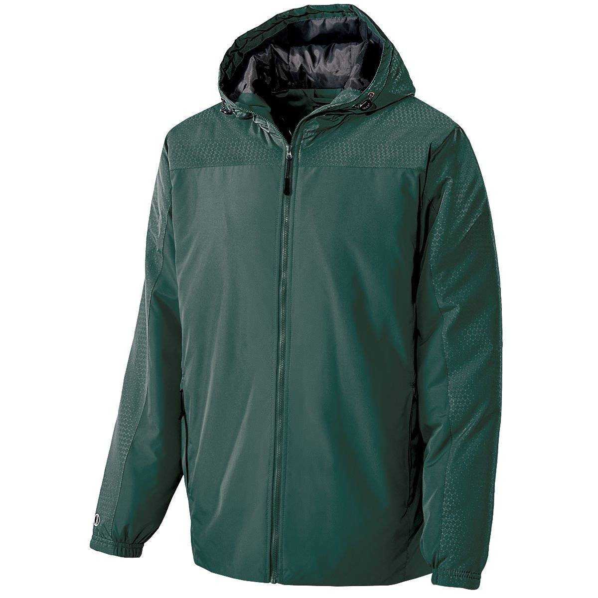 Holloway 229017 Bionic Hooded Jacket - Dark Green Carbon - HIT a Double