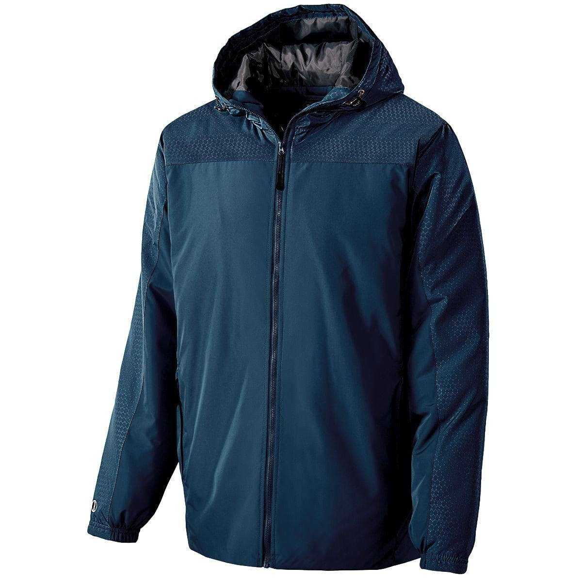 Holloway 229017 Bionic Hooded Jacket - Navy Carbon - HIT a Double