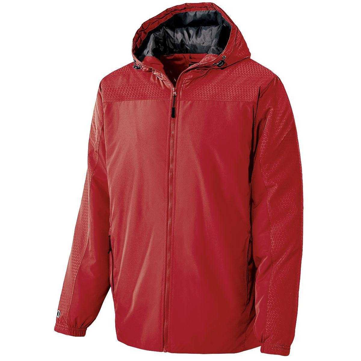 Holloway 229017 Bionic Hooded Jacket - Scarlet Carbon - HIT a Double