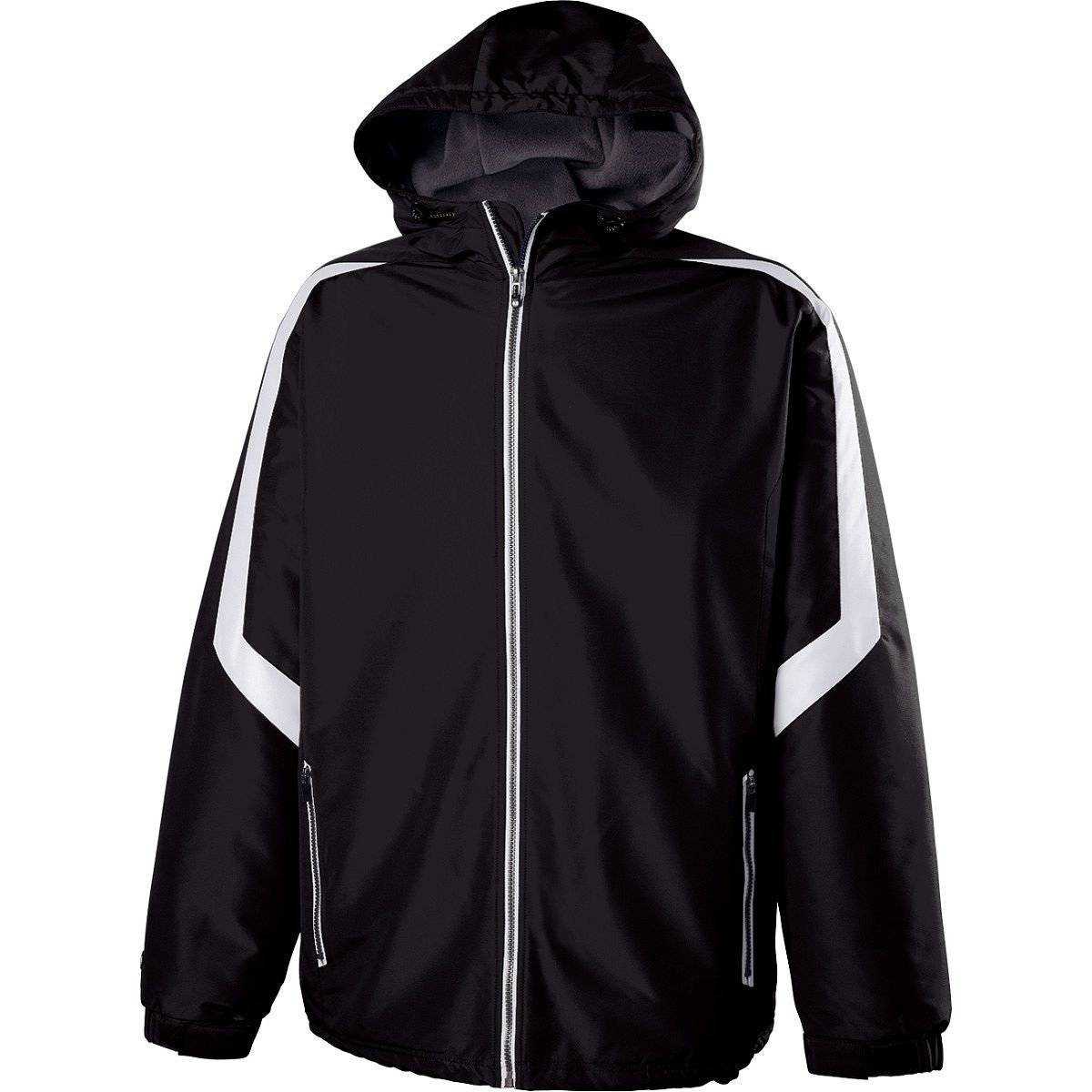 Holloway 229059 Charger Jacket - Black White - HIT a Double