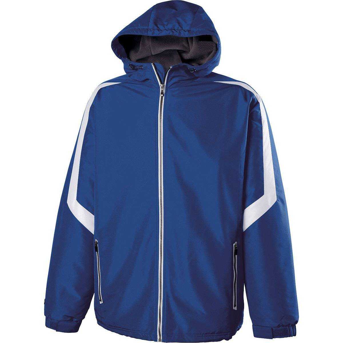 Holloway 229059 Charger Jacket - Royal White - HIT a Double