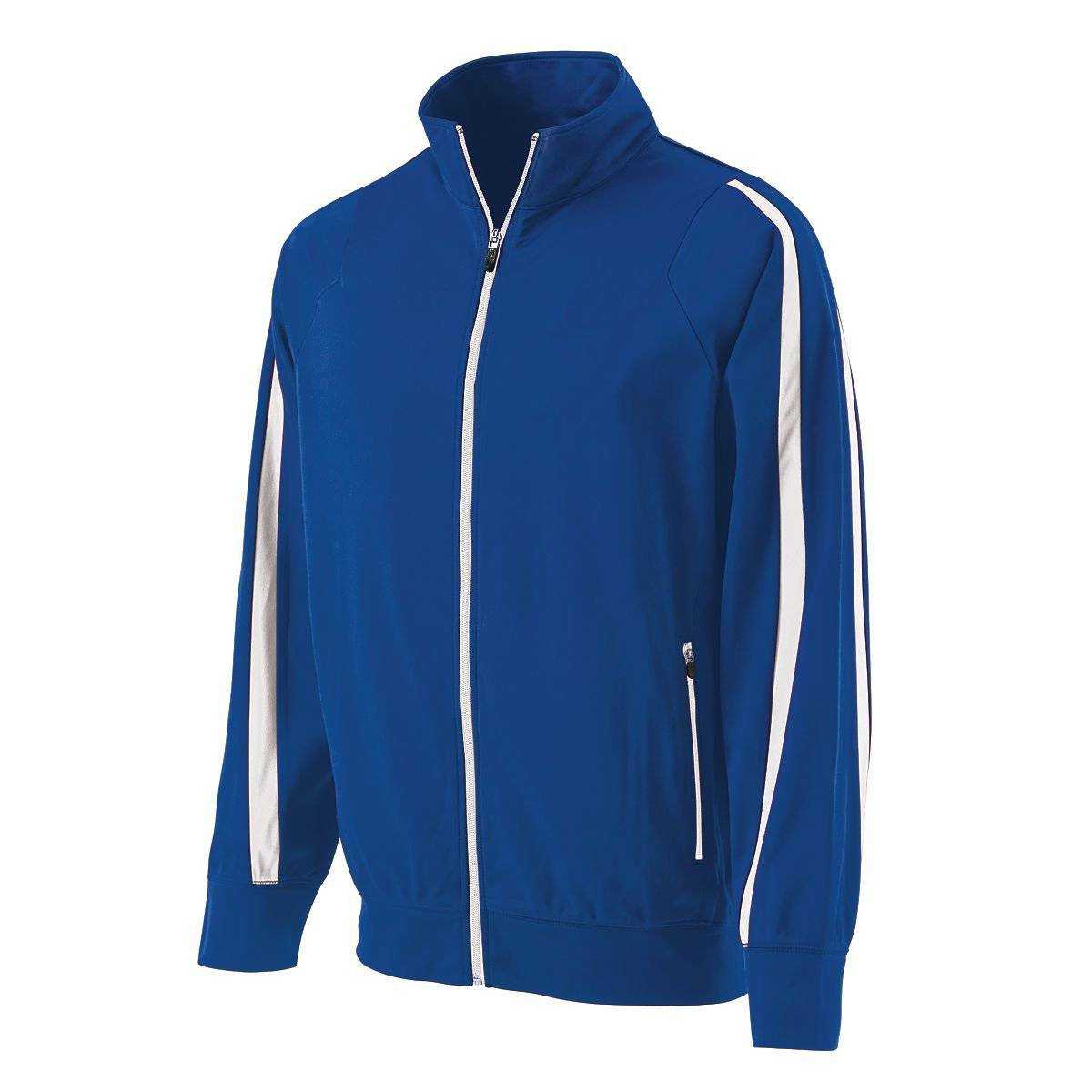 Holloway 229142 Determination Jacket - Royal White - HIT a Double