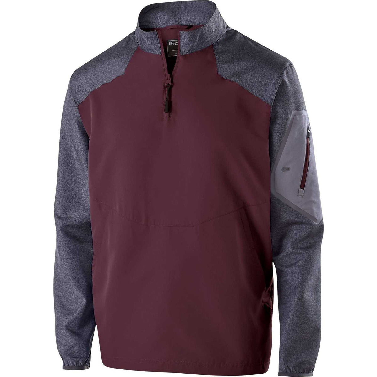 Holloway 229155 Raider Pullover - Carbon Print Maroon - HIT a Double