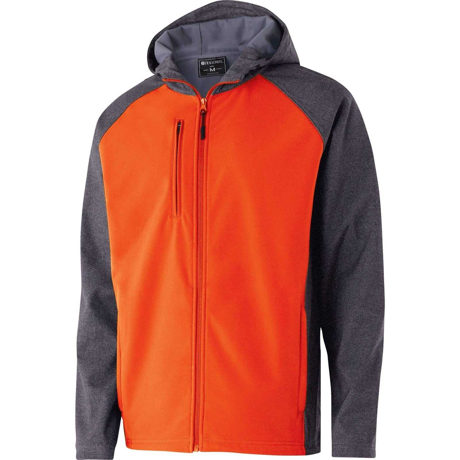Holloway 229157 Raider Softshell Jacket - Carbon Print Orange - HIT a Double