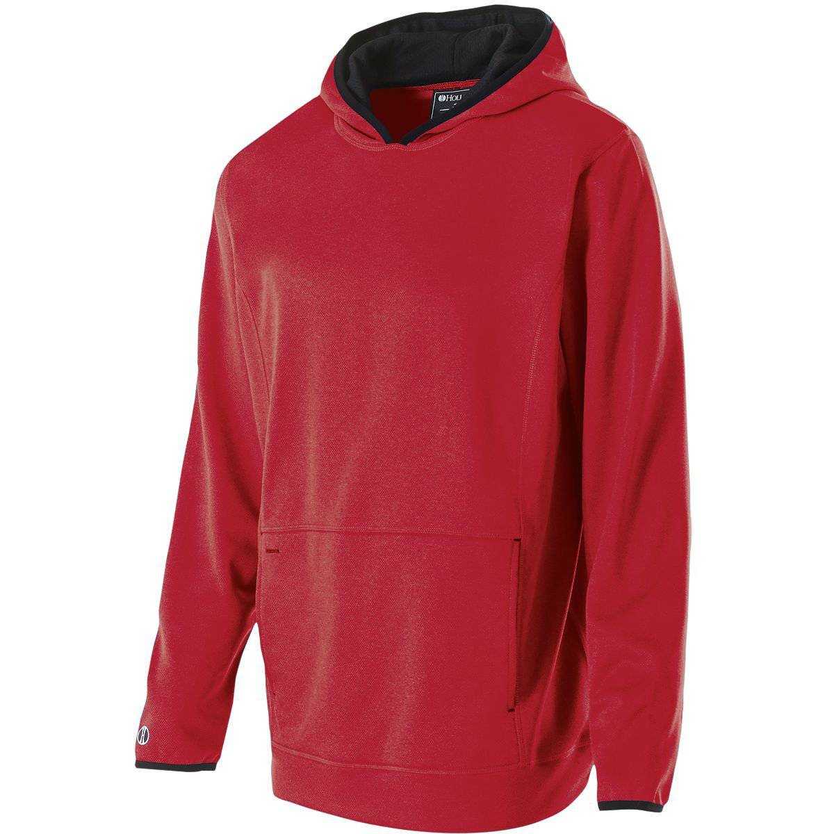 Holloway 229175 Artillery Hoodie - Scarlet Heather - HIT a Double