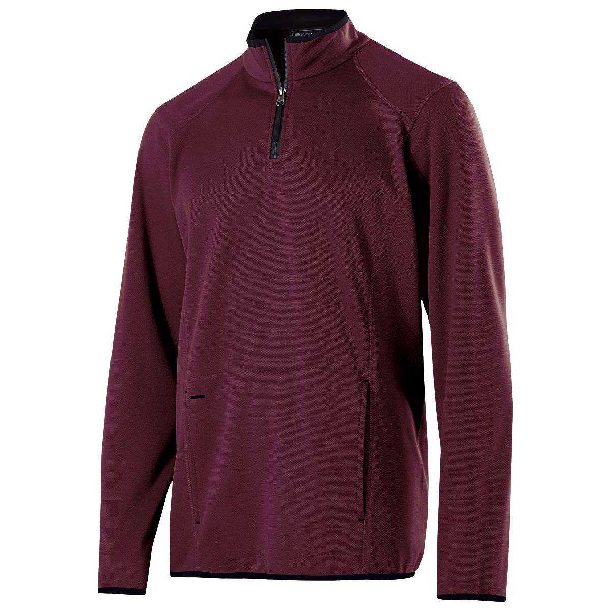 Holloway 229176 Artillery Pullover - Maroon Heather - HIT a Double