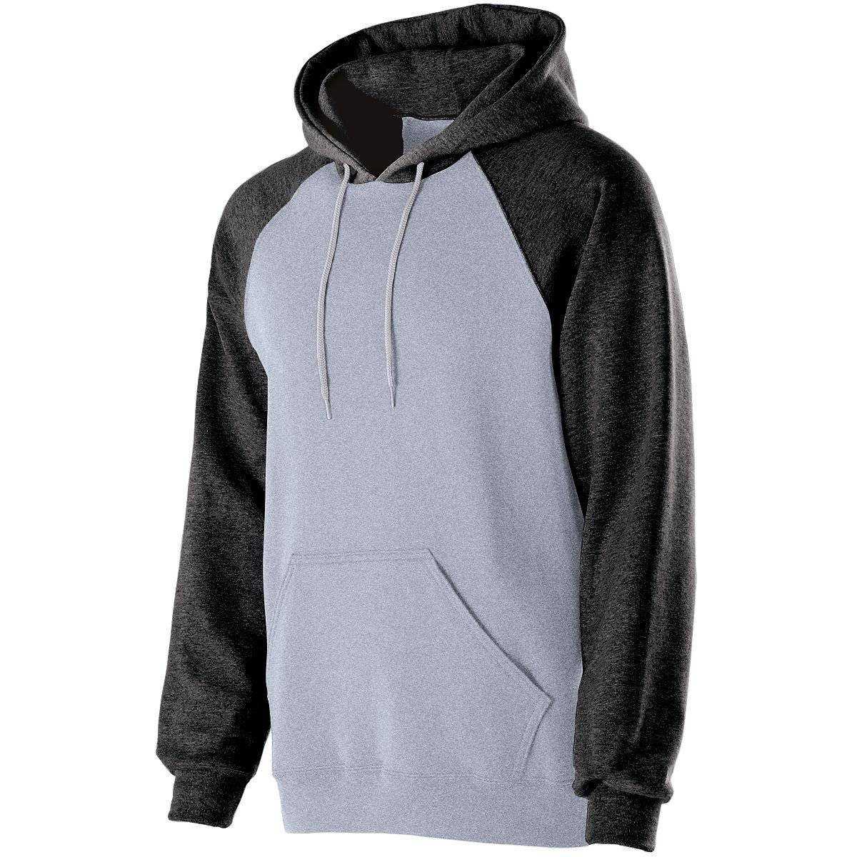 Holloway 229179 Banner Hoodie - Athletic Heather Black - HIT a Double