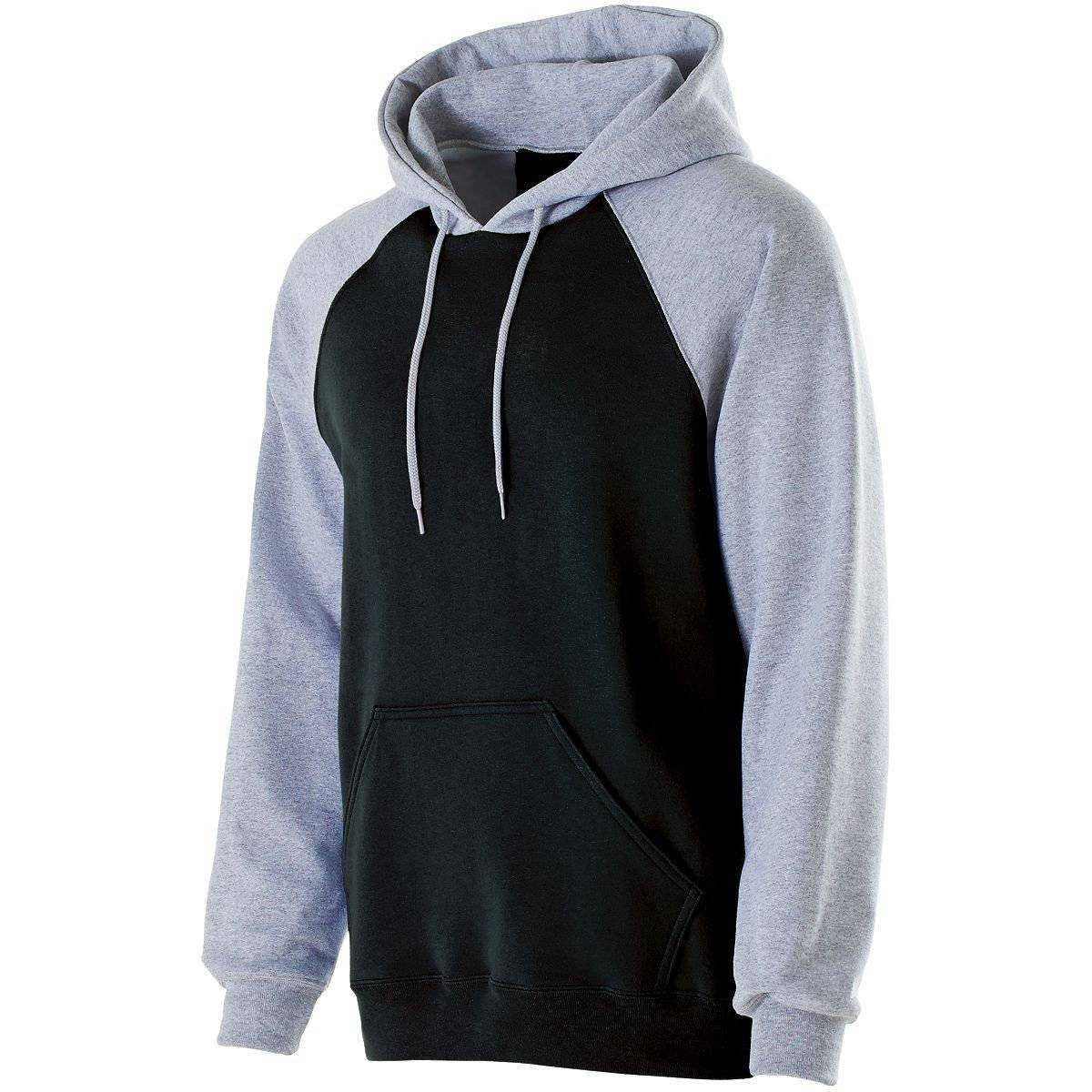 Holloway 229179 Banner Hoodie - Black Athletic Heather - HIT a Double