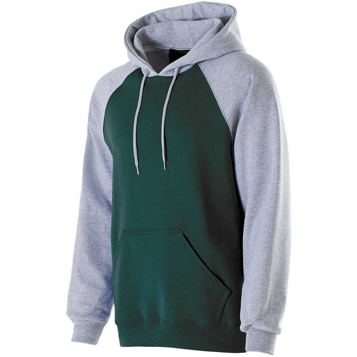 Holloway 229179 Banner Hoodie - Dark Green Athletic Heather - HIT a Double
