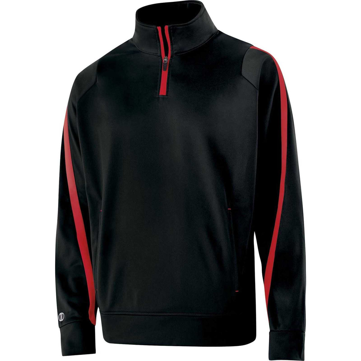Holloway 229192 Determination Pullover - Black Scarlet - HIT a Double