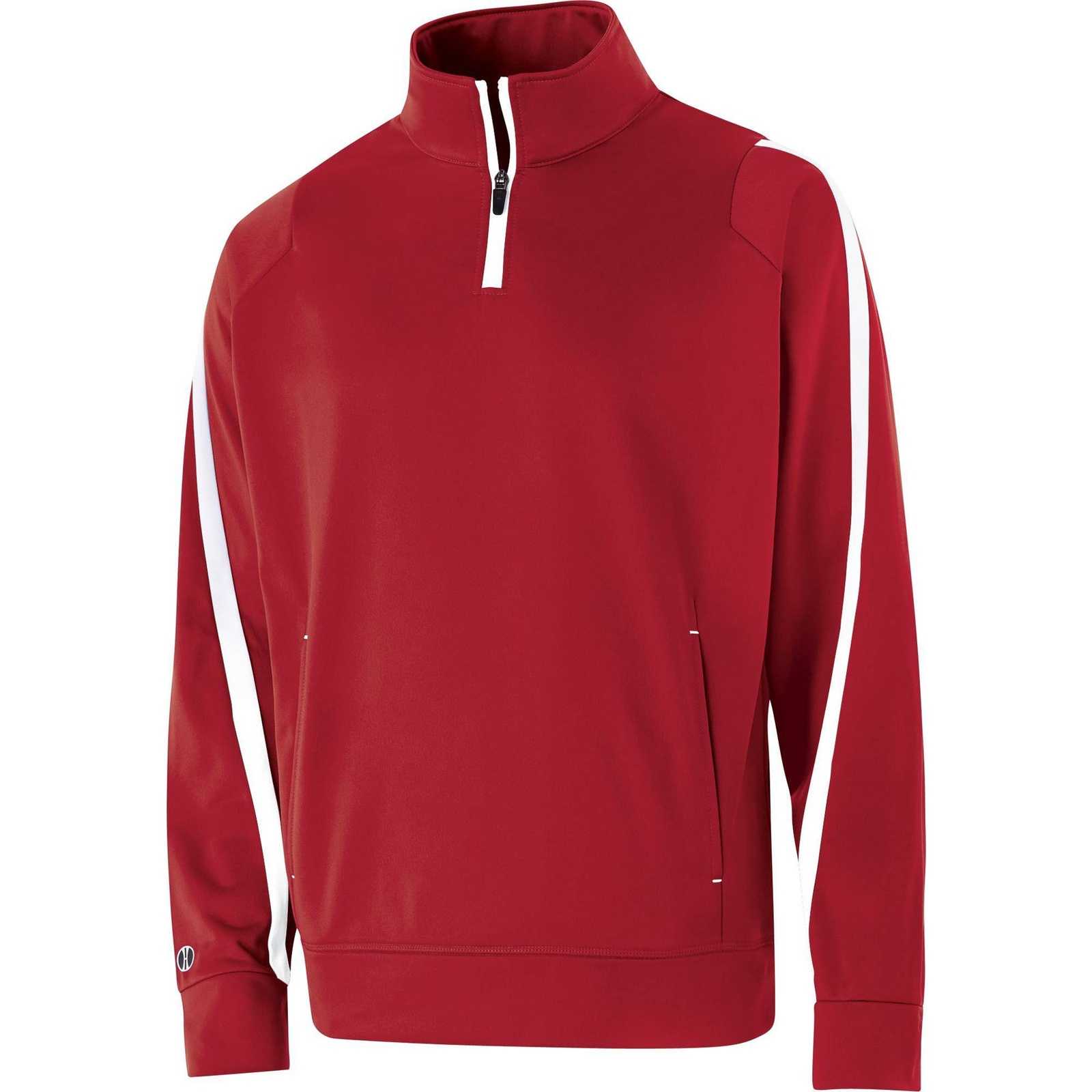 Holloway 229192 Determination Pullover - Scarlet White - HIT a Double