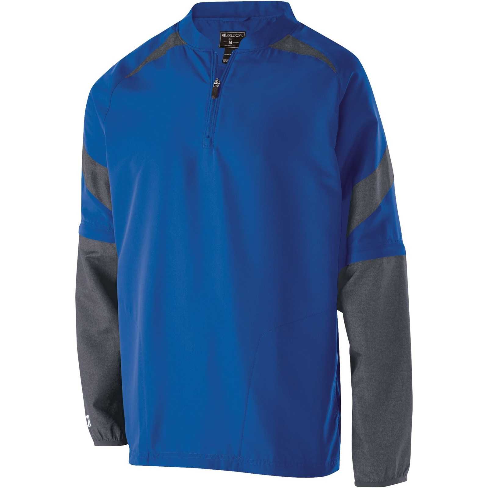 Holloway 229194 Pitch Pullover - Carbon Royal - HIT a Double