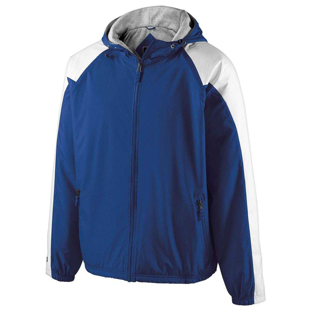 Holloway 229211 Youth Homefield Jacket - Royal White - HIT a Double