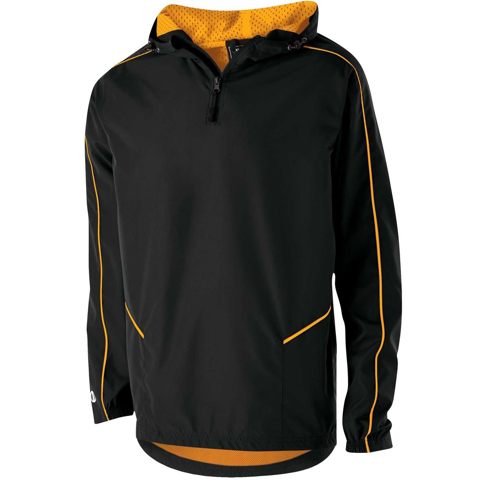 Holloway 229216 Youth Wizard Pullover - Black Light Gold - HIT a Double