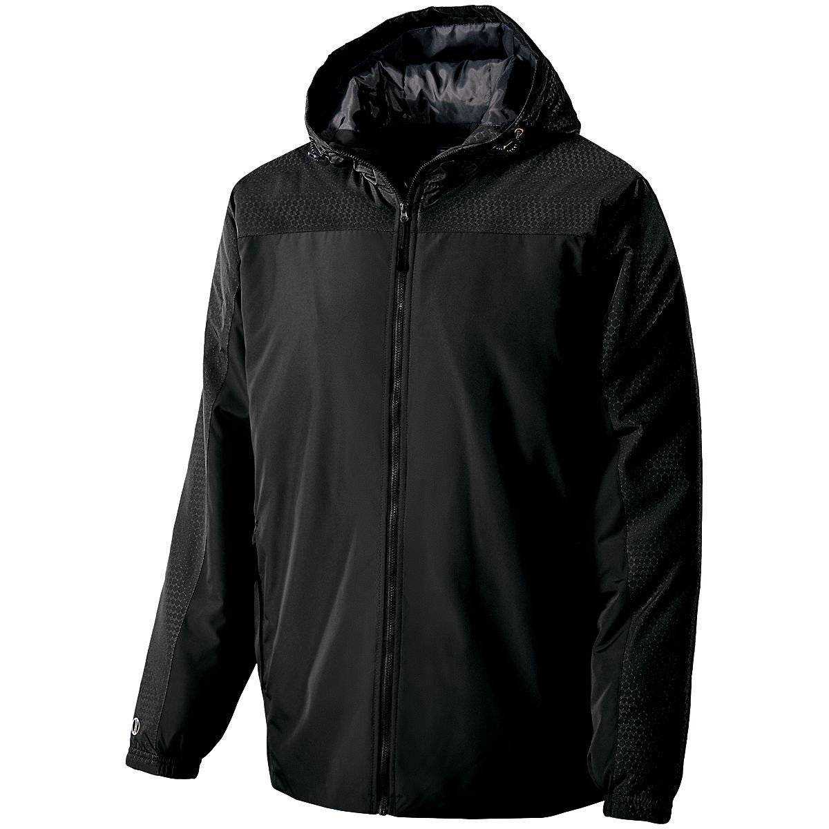 Holloway 229217 Youth Bionic Hooded Jacket - Black Carbon - HIT a Double