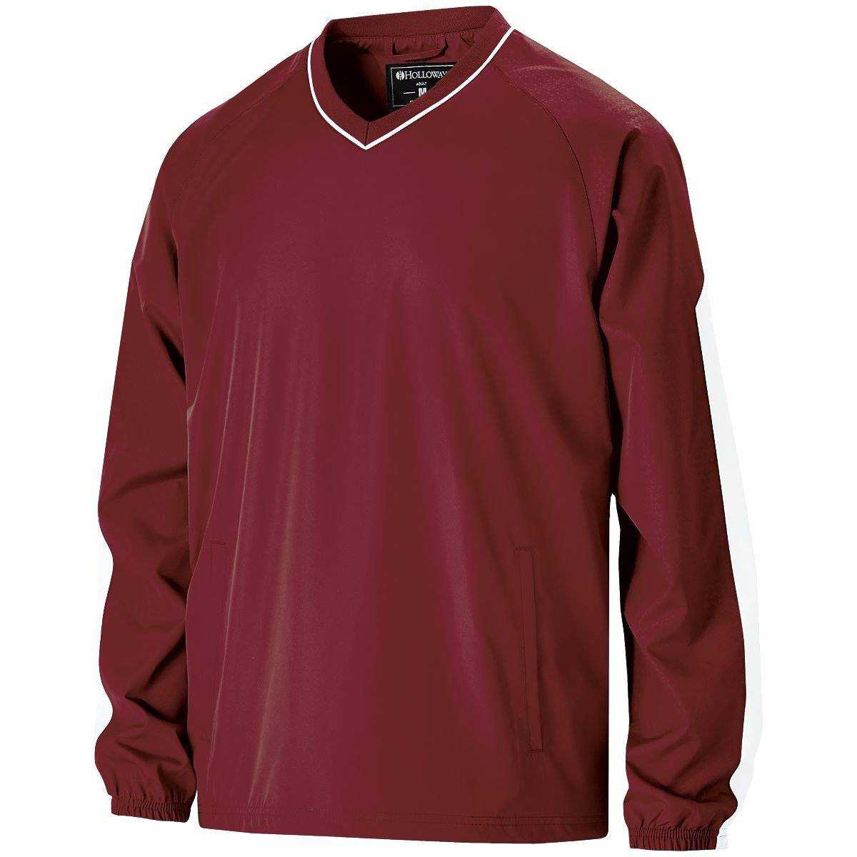 Holloway 229219 Youth Bionic Windshirt - Cardinal White - HIT a Double