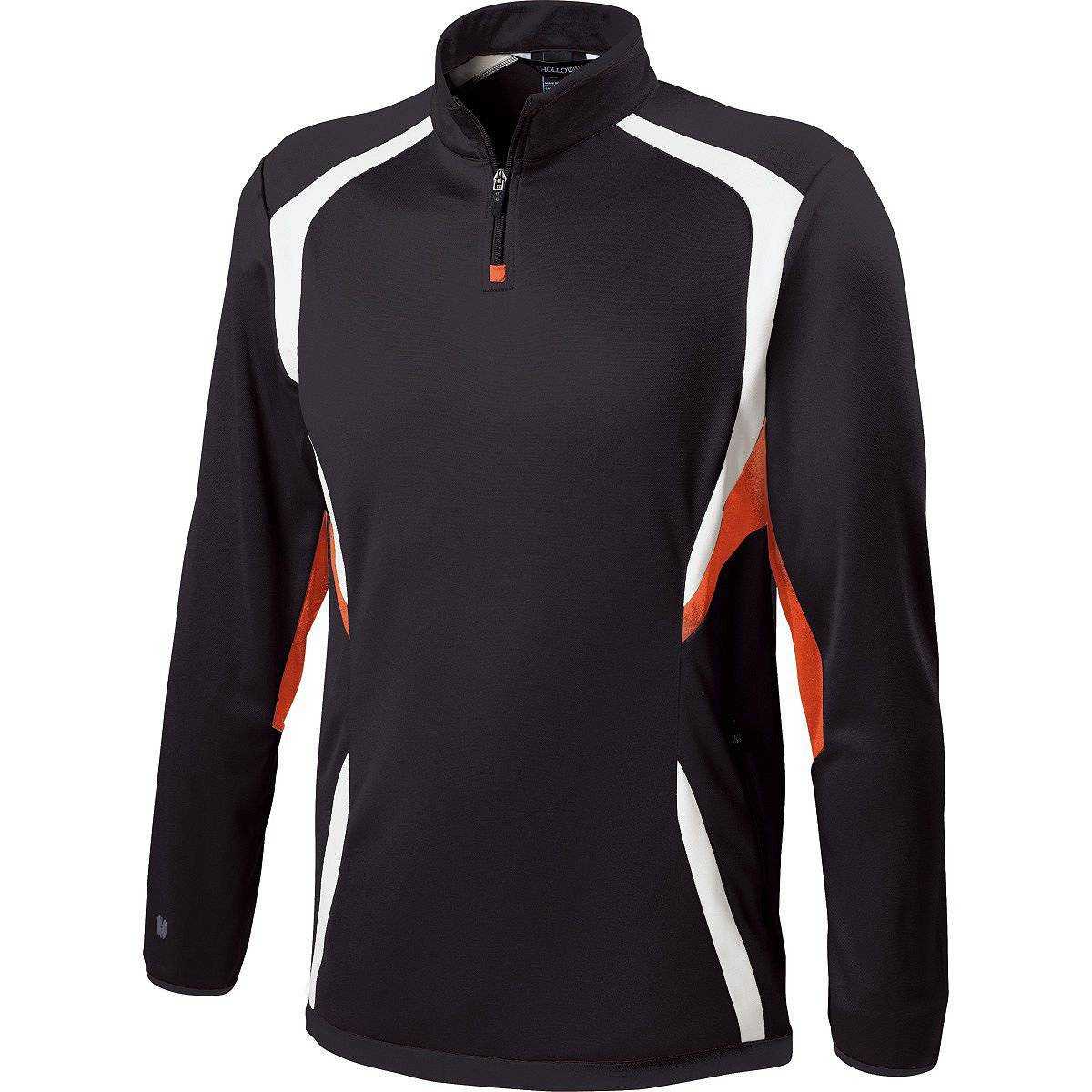 Holloway 229237 Youth Transform Pullover - Black Orange White - HIT a Double