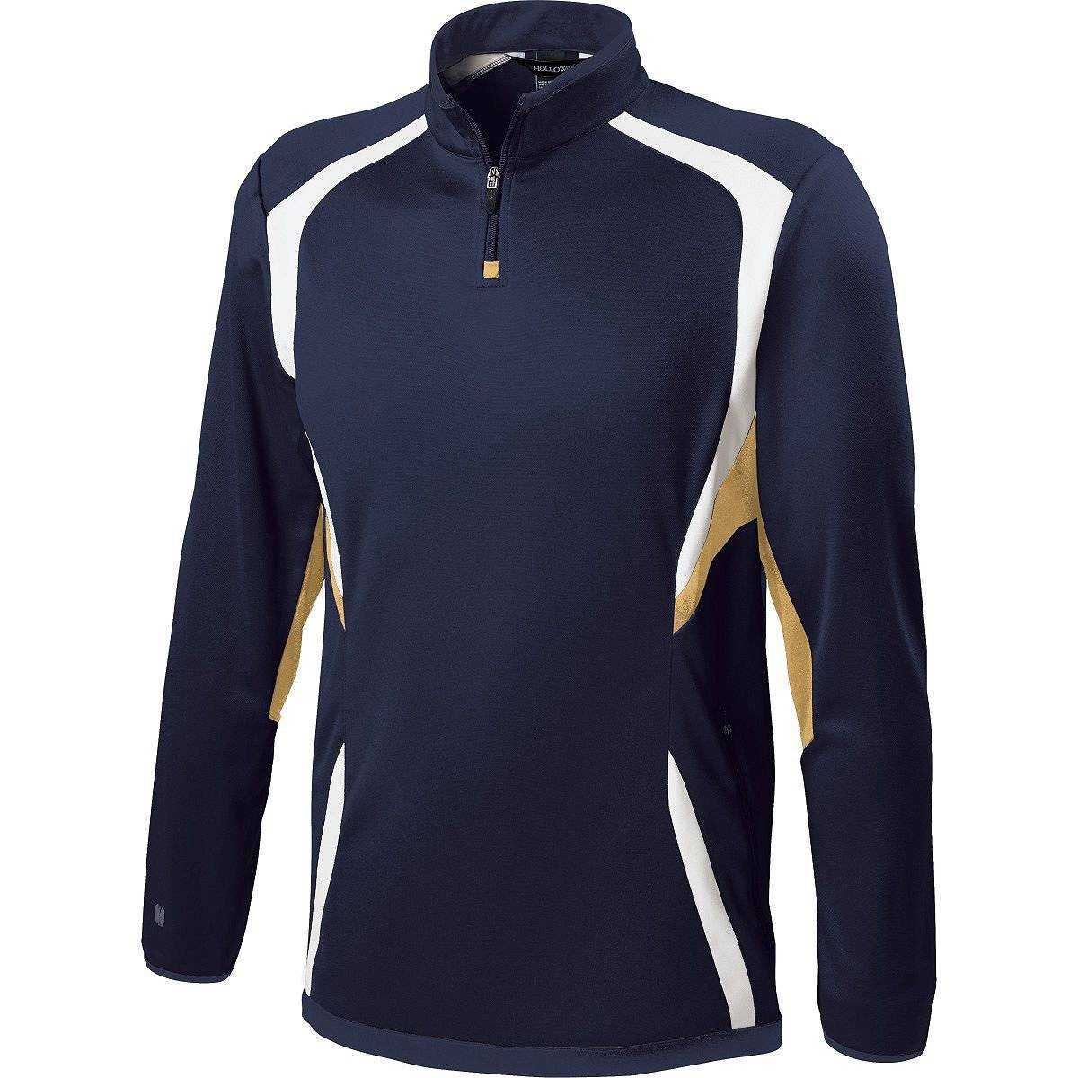 Holloway 229237 Youth Transform Pullover - Navy Vegas Gold White - HIT a Double