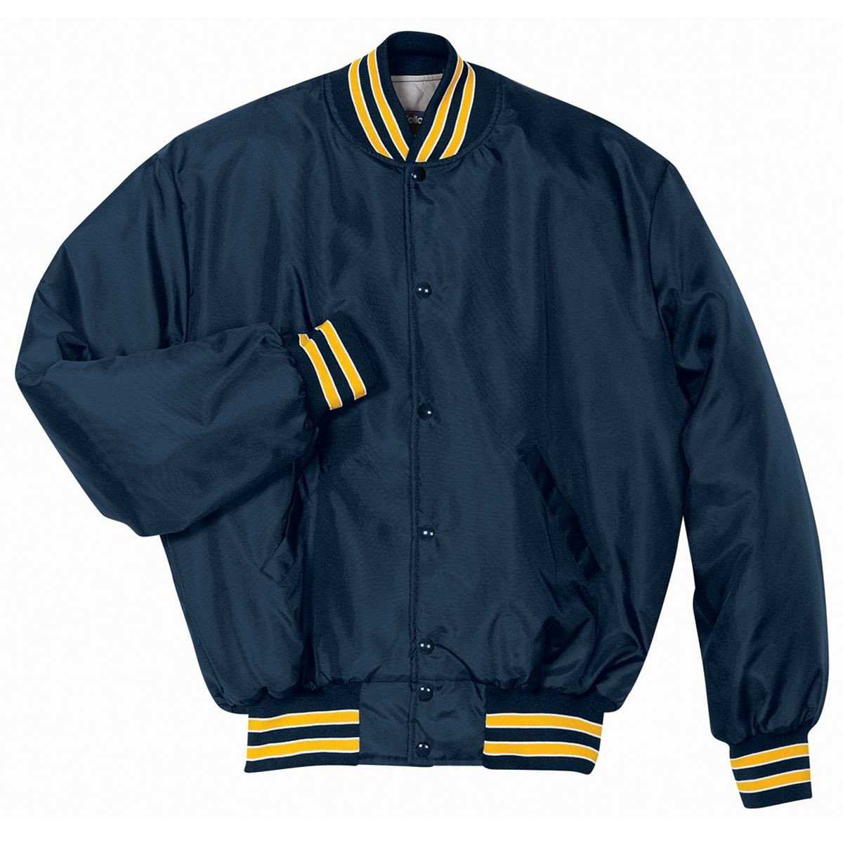 Holloway 229240 Youth Heritage Jacket - Navy Light Gold White - HIT a Double