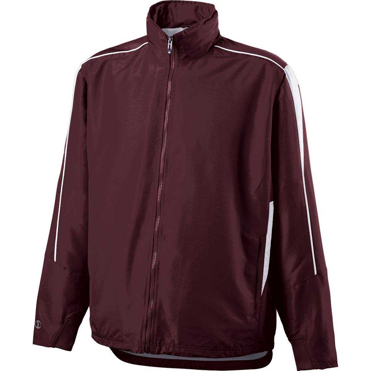 Holloway 229262 Youth Aggression Jacket - Maroon White - HIT a Double