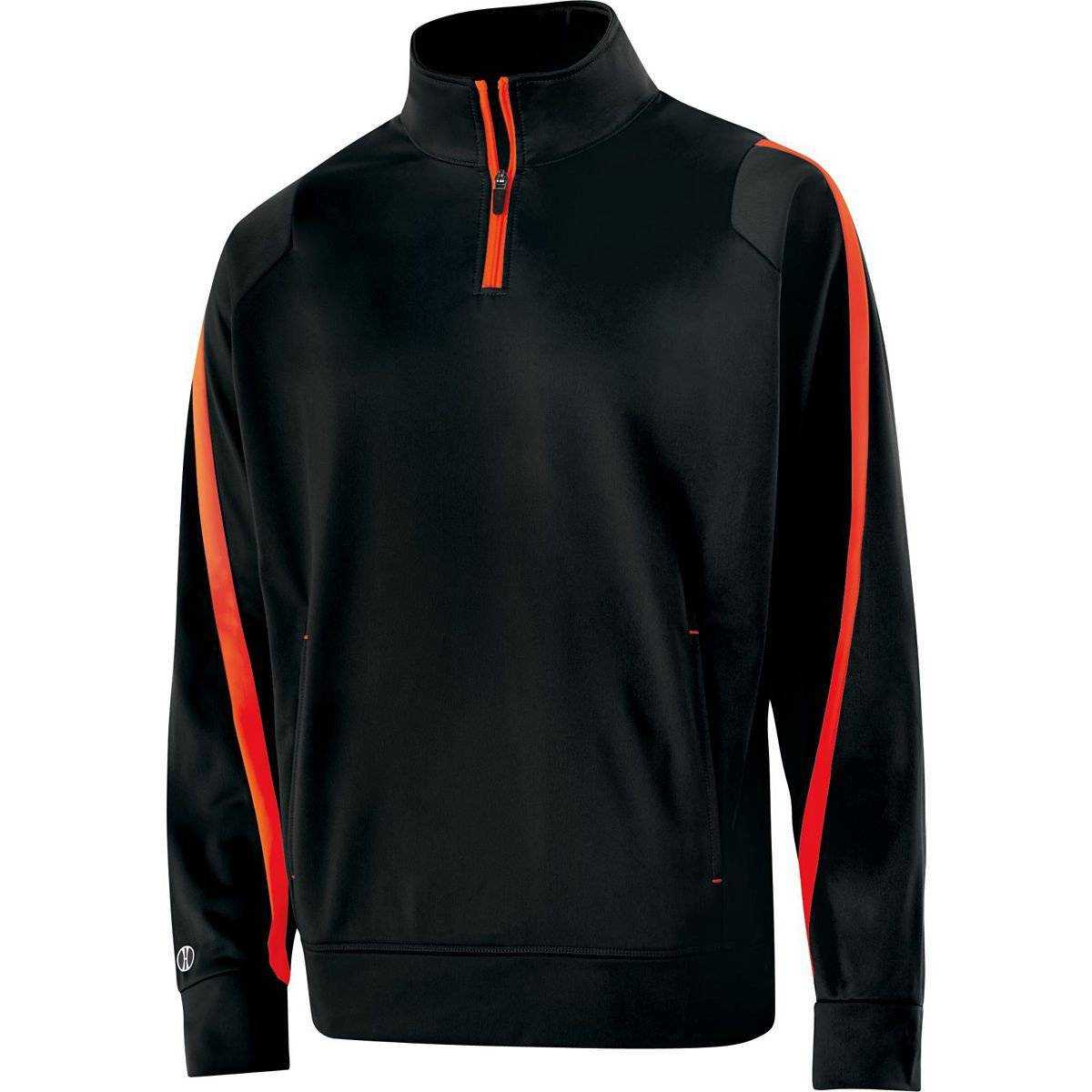 Holloway 229292 Youth Determination Pullover - Black Orange - HIT a Double