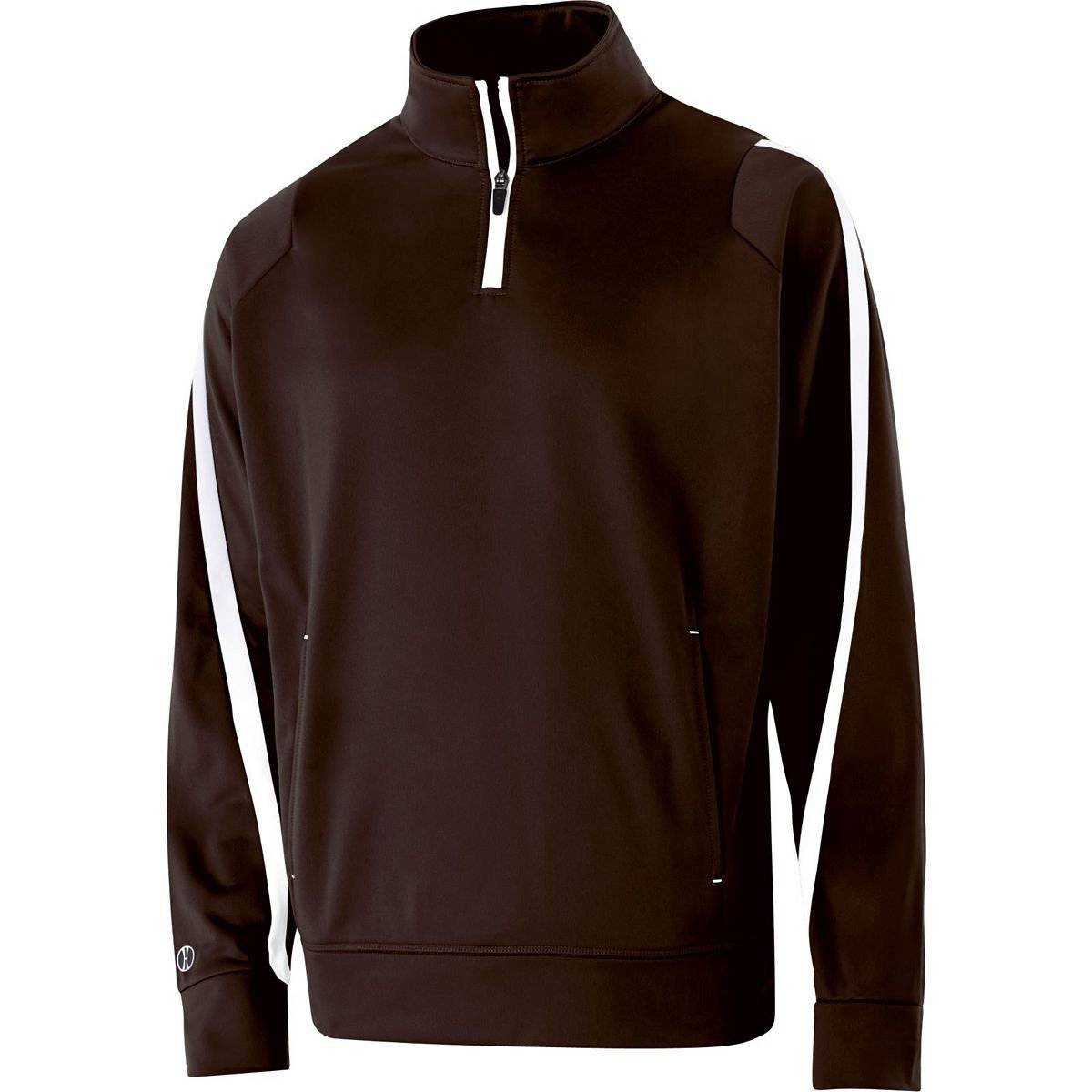 Holloway 229292 Youth Determination Pullover - Brown White - HIT a Double