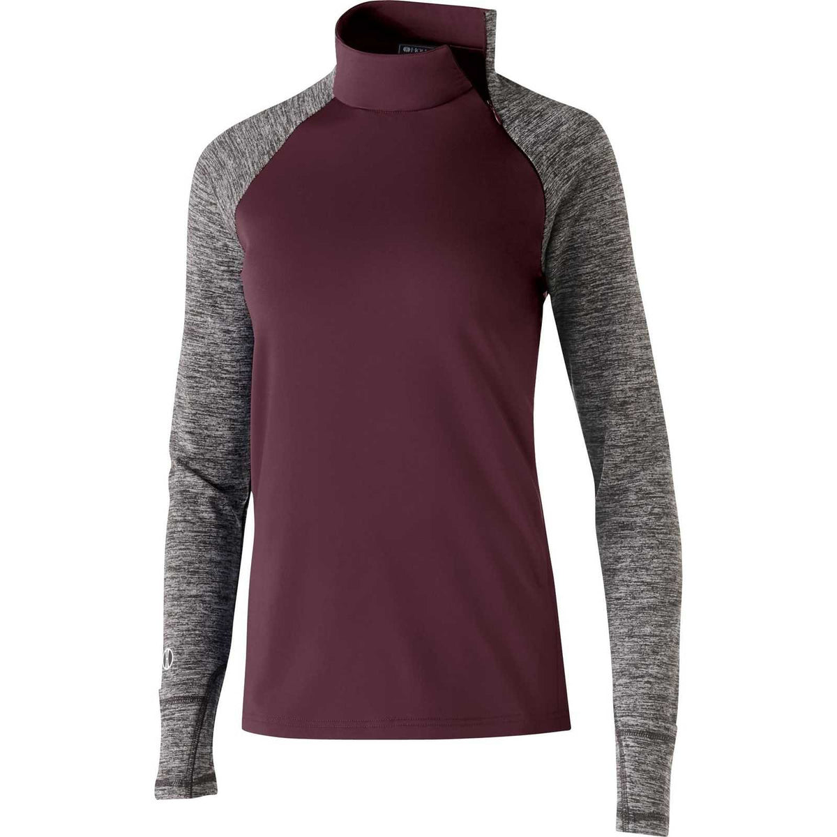 Holloway 229358 Ladies&#39; Affirm Pullover - Maroon Carbon Heather - HIT a Double
