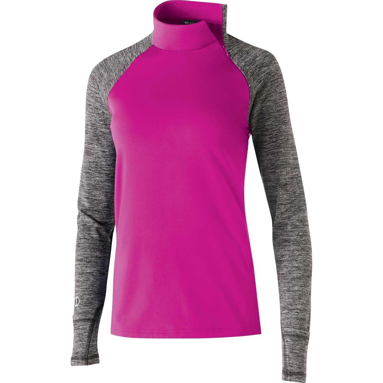Holloway 229358 Ladies' Affirm Pullover - Power Pink Carbon Heather - HIT a Double