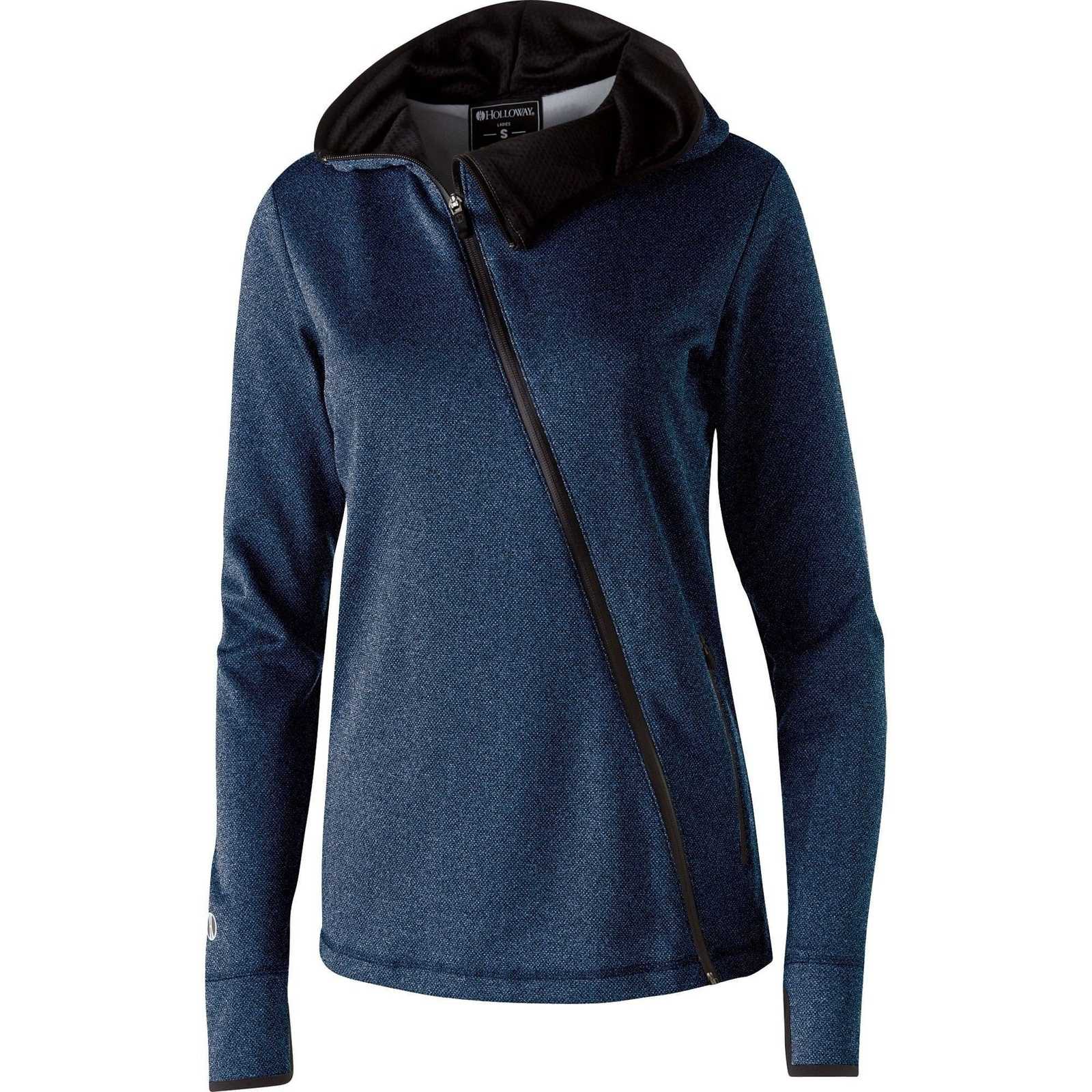 Holloway 229360 Ladies' Artillery Angled Jacket - Navy Heather - HIT a Double