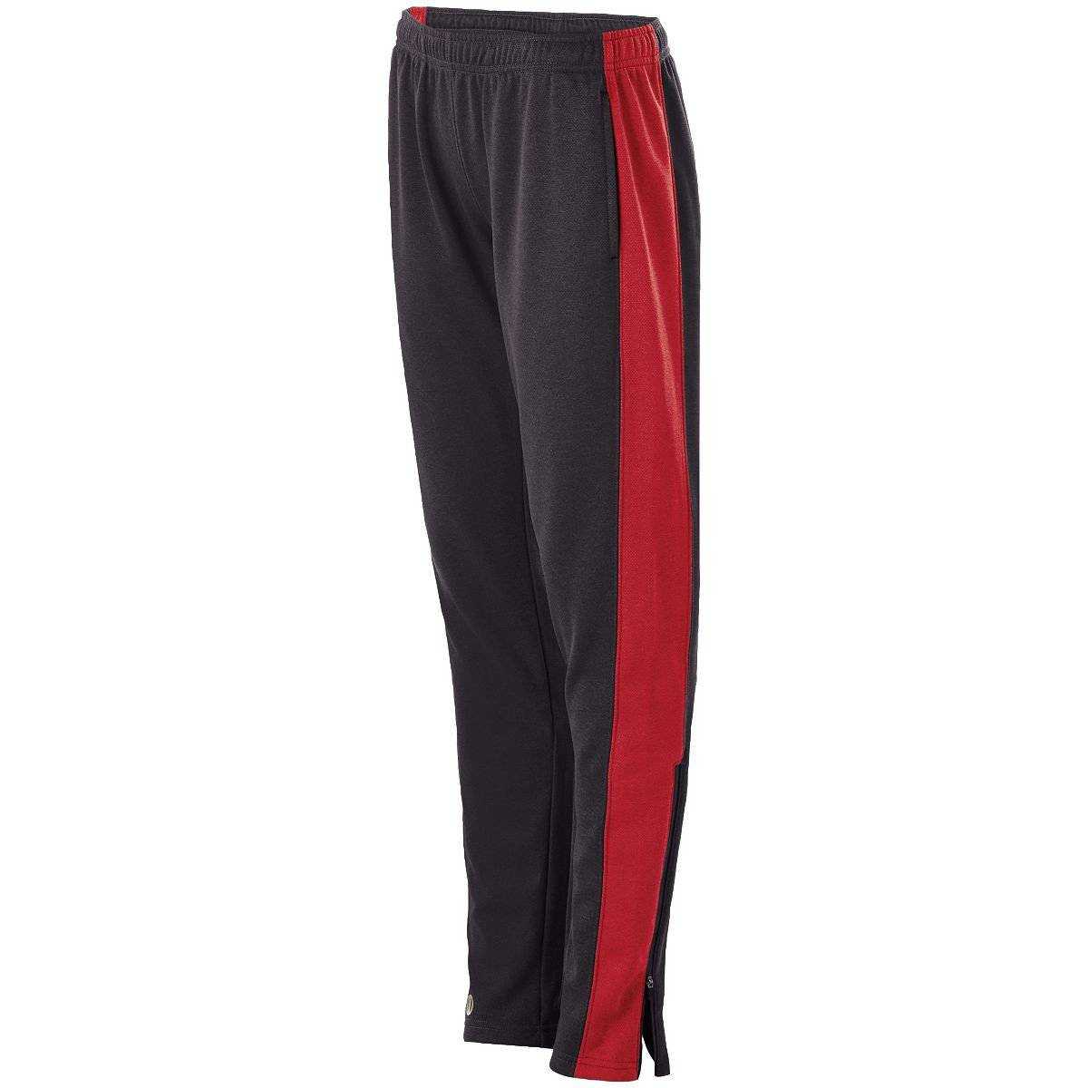 Holloway 229373 Ladies Artillery Pant - Black Heather Scarlet Heather - HIT a Double