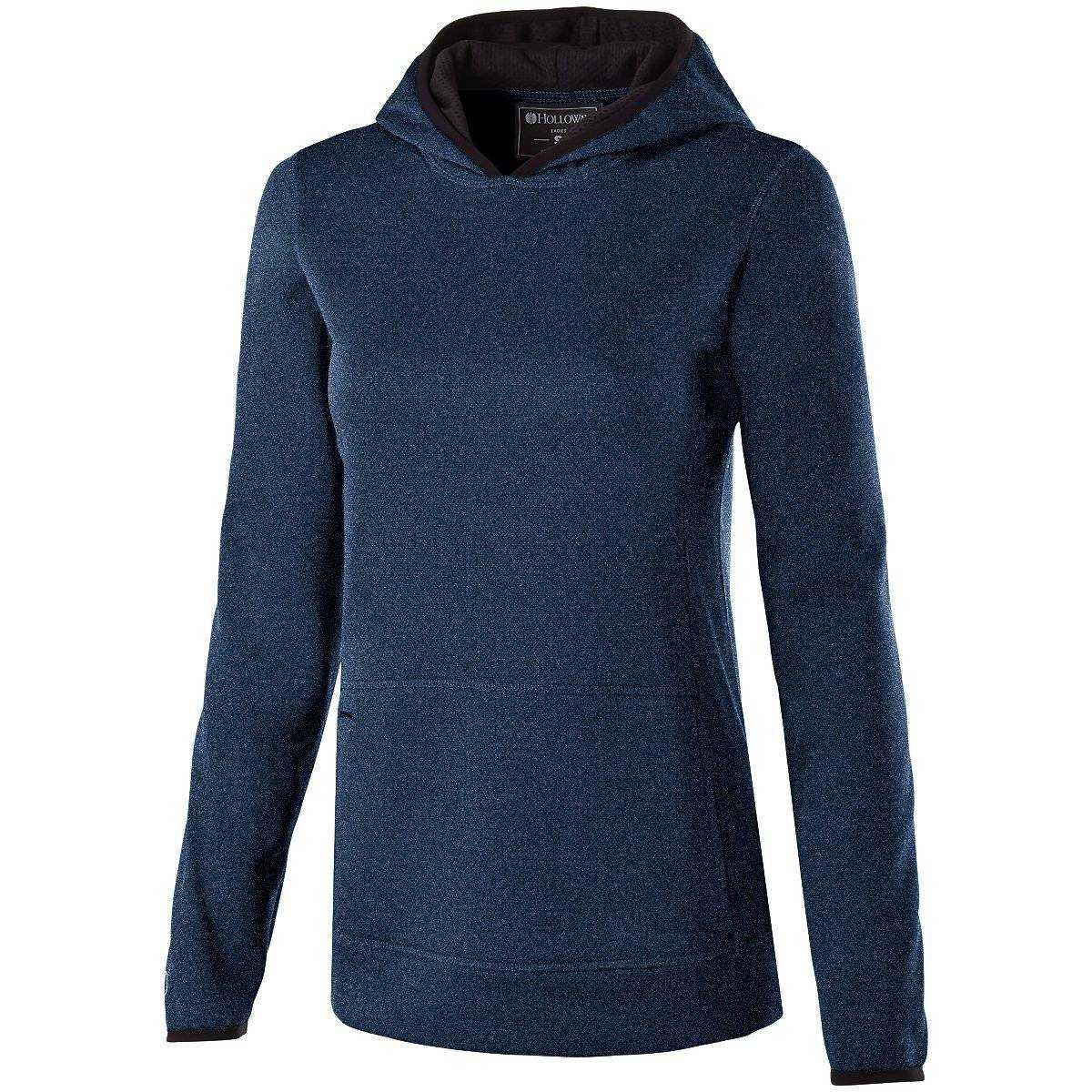 Holloway 229375 Ladies Artillery Hoodie - Navy Heather - HIT a Double
