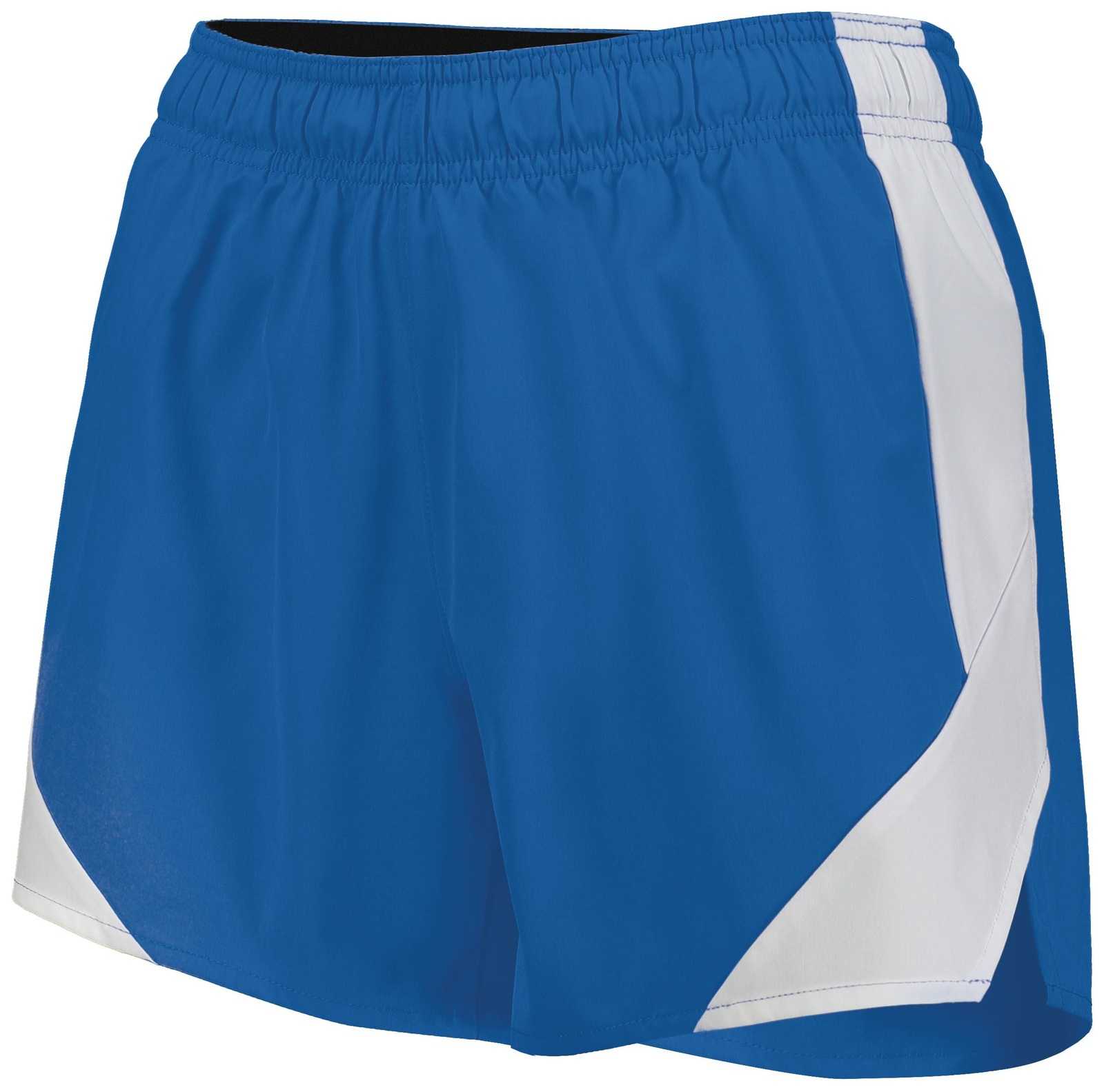 Holloway 229389 Ladies Olympus Shorts - Royal White - HIT a Double