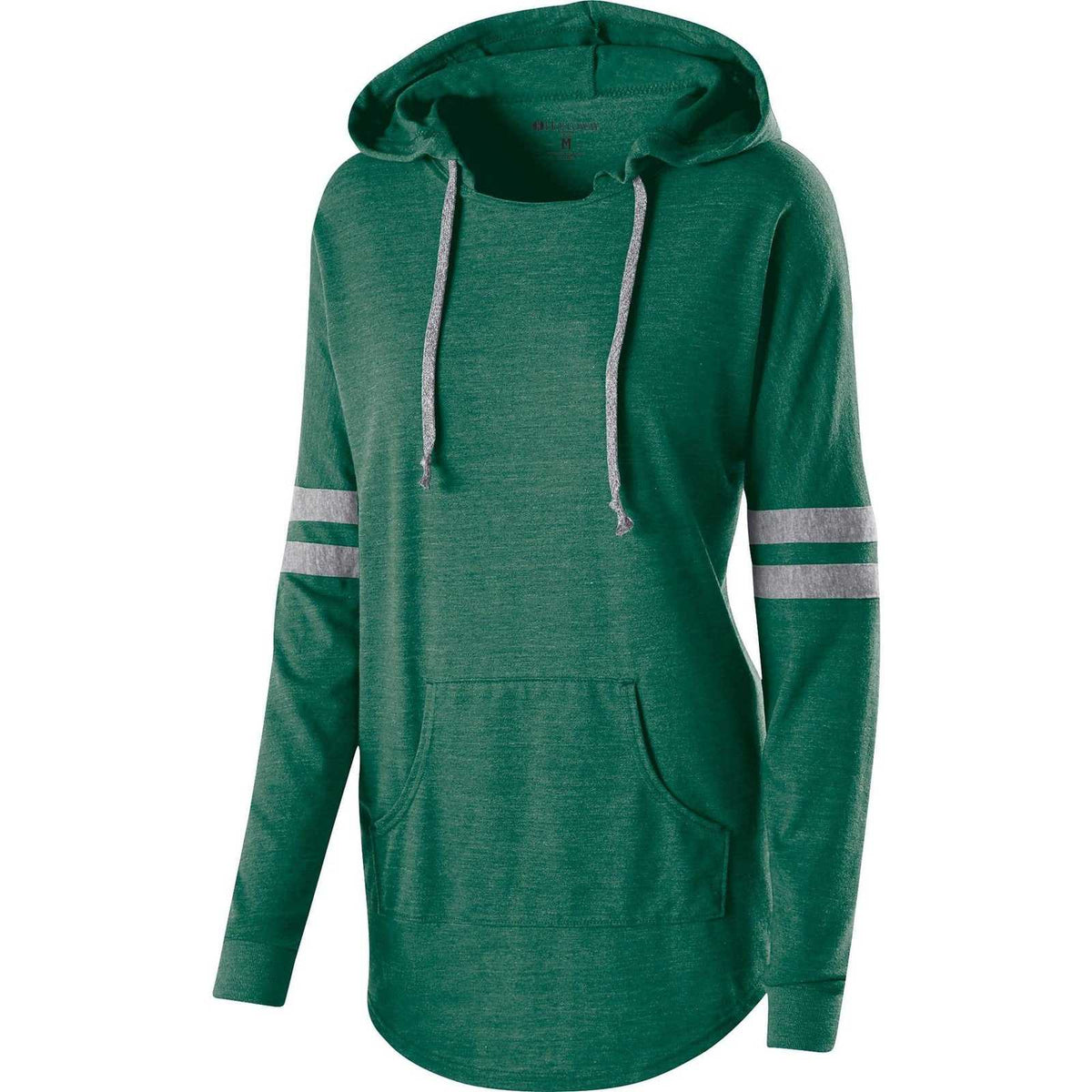 Holloway 229390 Ladies&#39; Hooded Low Key Pullover - Vintage Forest Gray - HIT a Double