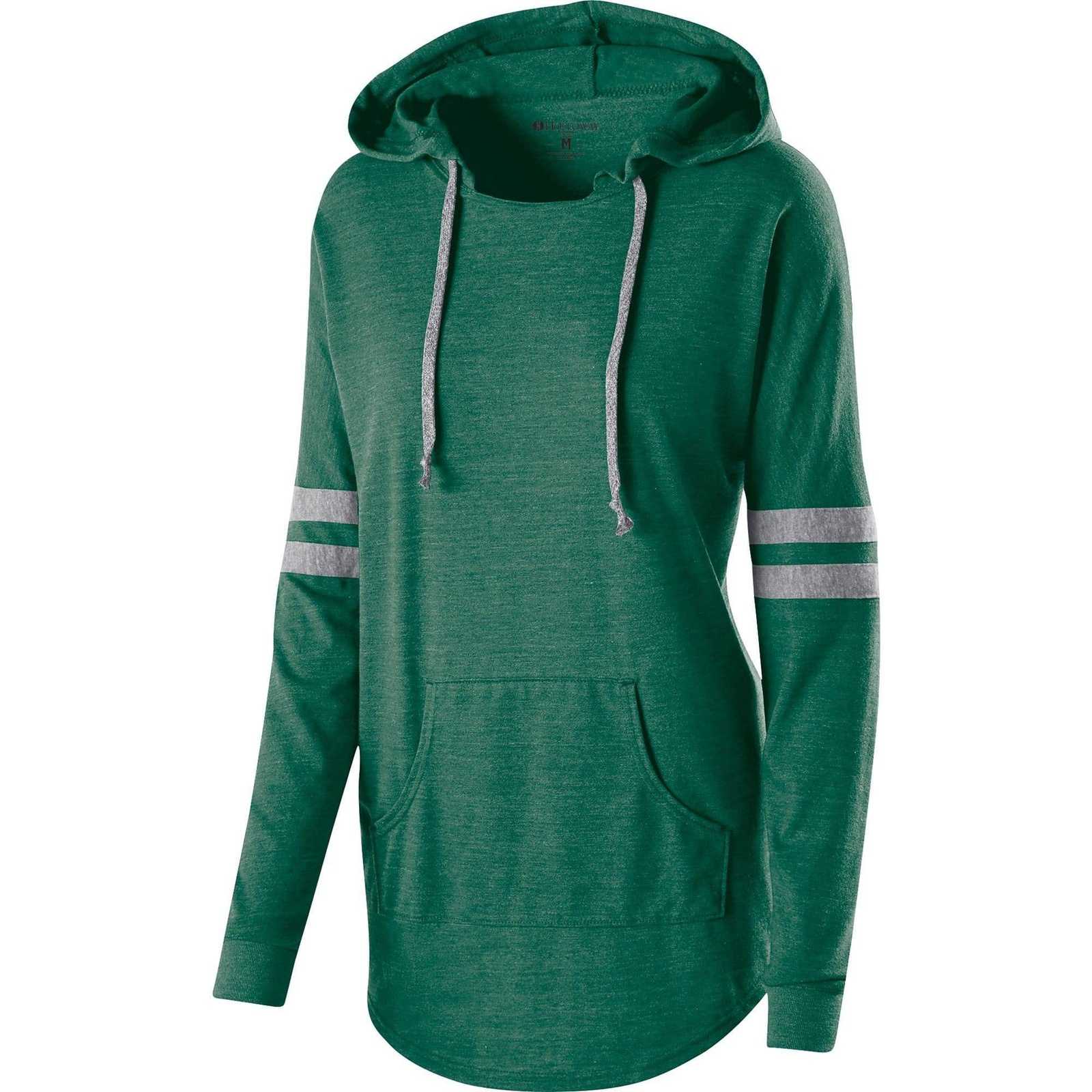 Holloway 229390 Ladies' Hooded Low Key Pullover - Vintage Forest Gray - HIT a Double
