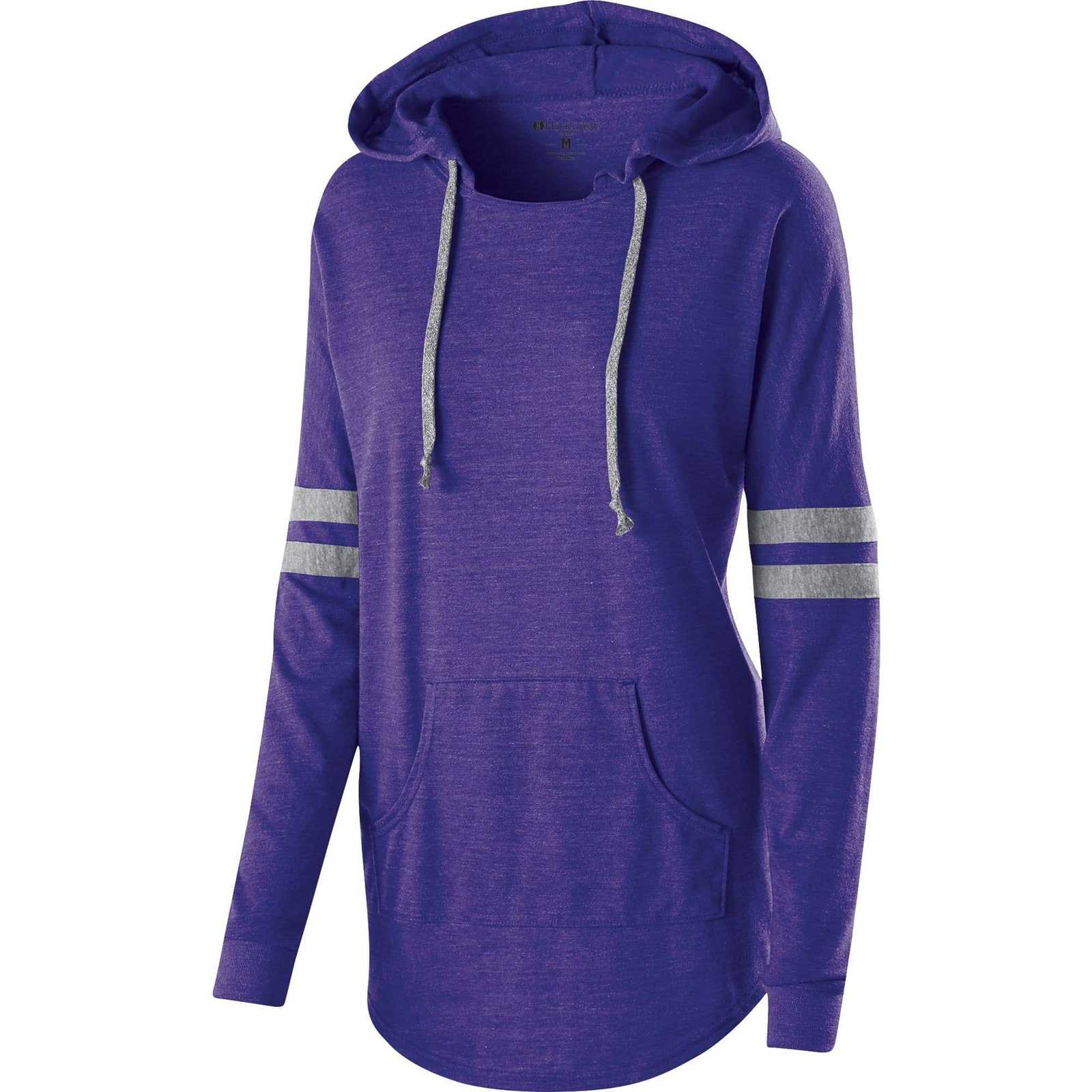 Holloway 229390 Ladies' Hooded Low Key Pullover - Vintage Purple Gray - HIT a Double