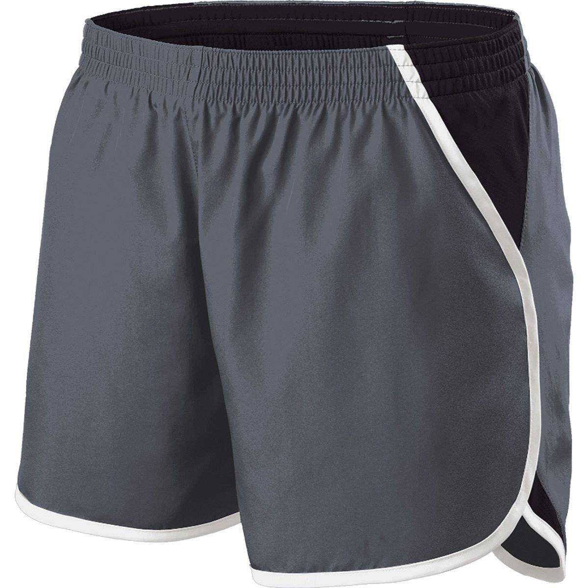 Holloway 229425 GirlS Energize Short - Graphite Black White - HIT a Double