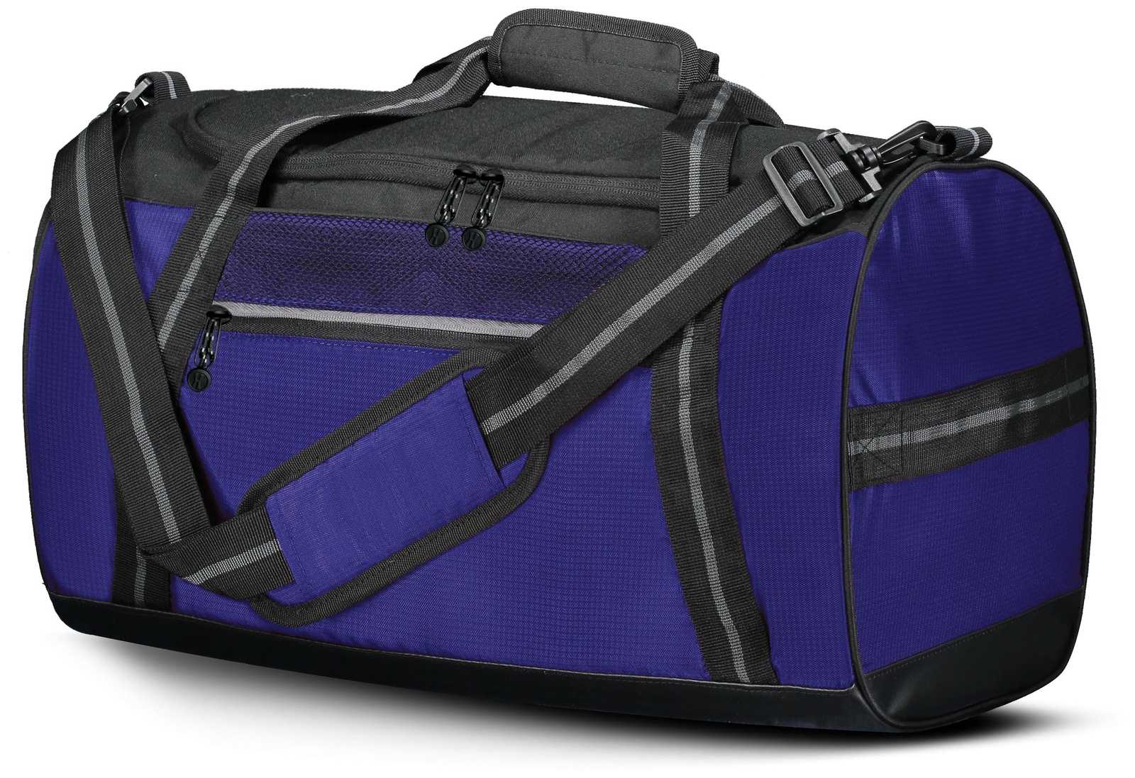Holloway 229431 Rivalry Duffel Bag - Purple Black - HIT a Double