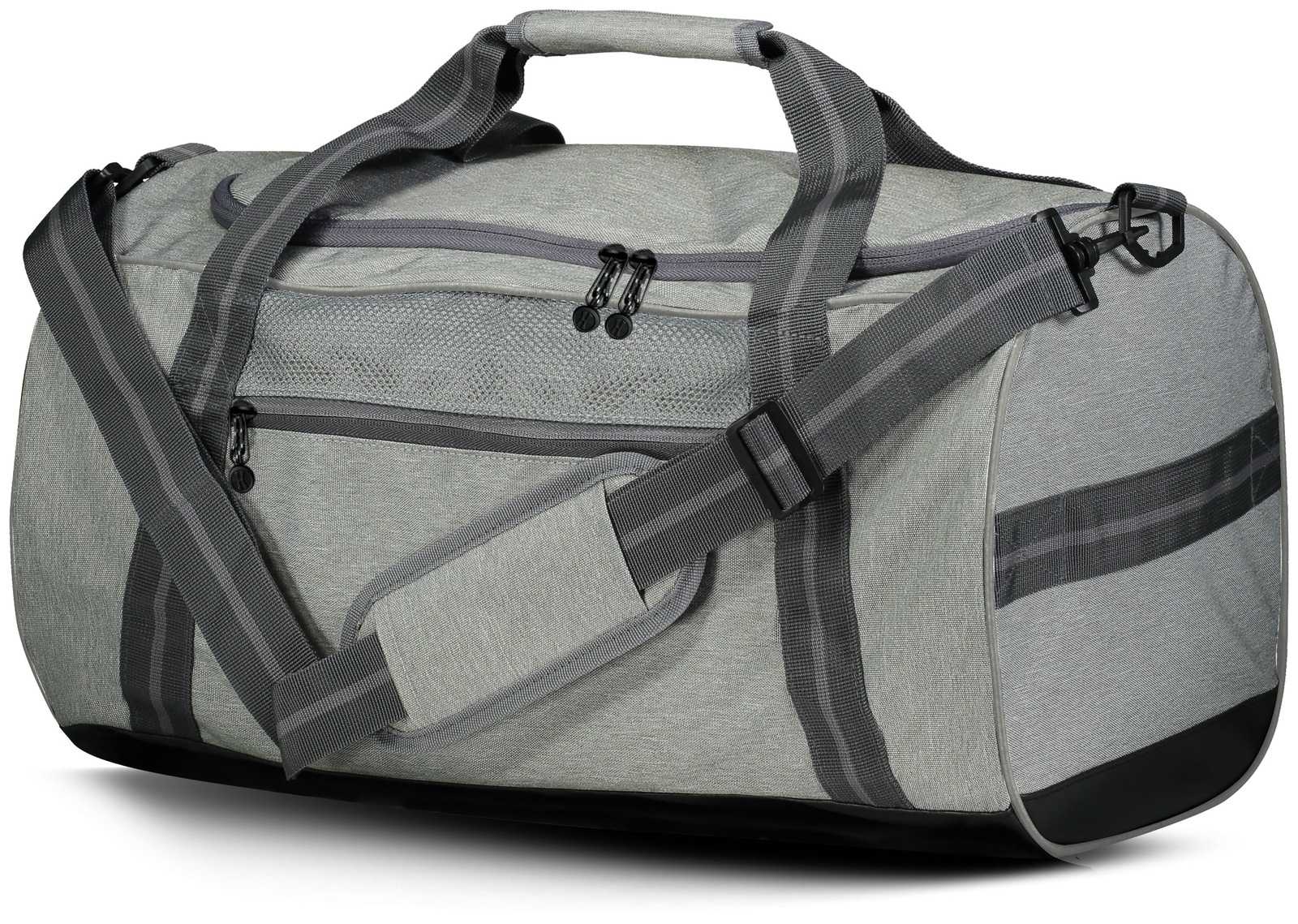 Holloway 229431 Rivalry Duffel Bag - Silver Heather Carbon - HIT a Double