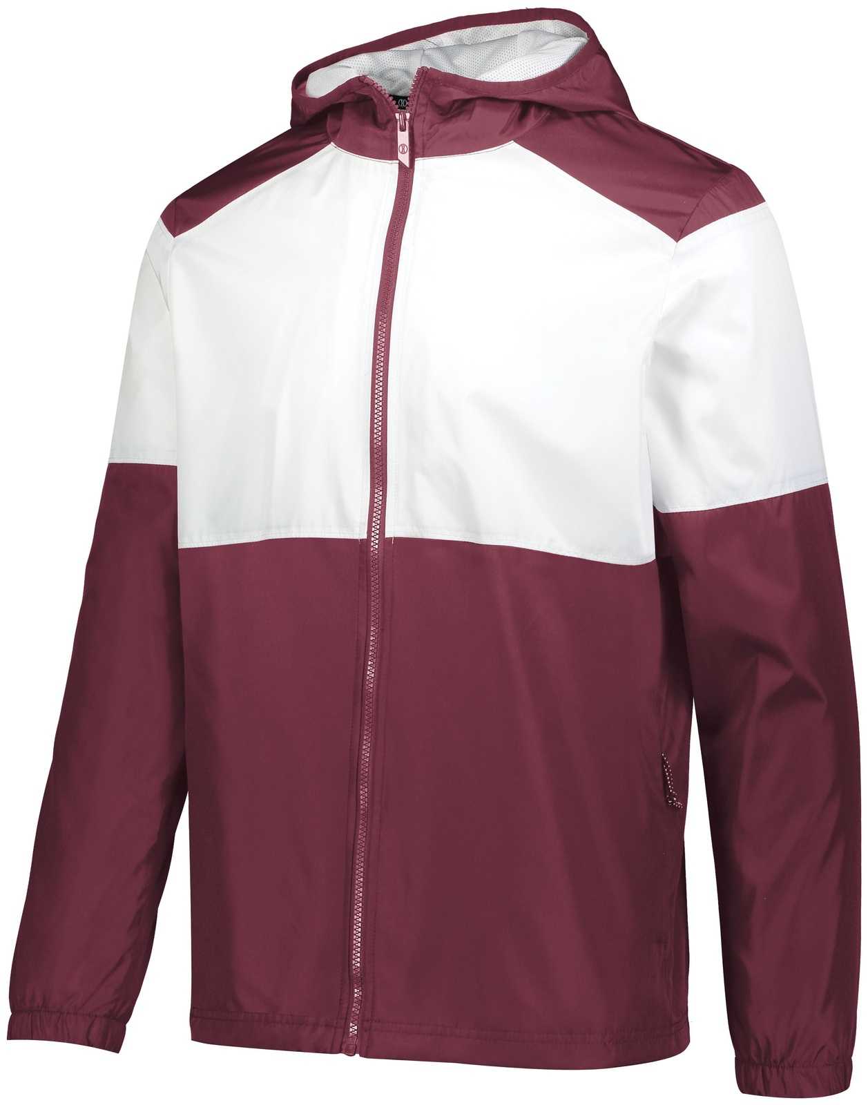 Holloway 229528 SeriesX Jacket - Maroon White - HIT a Double
