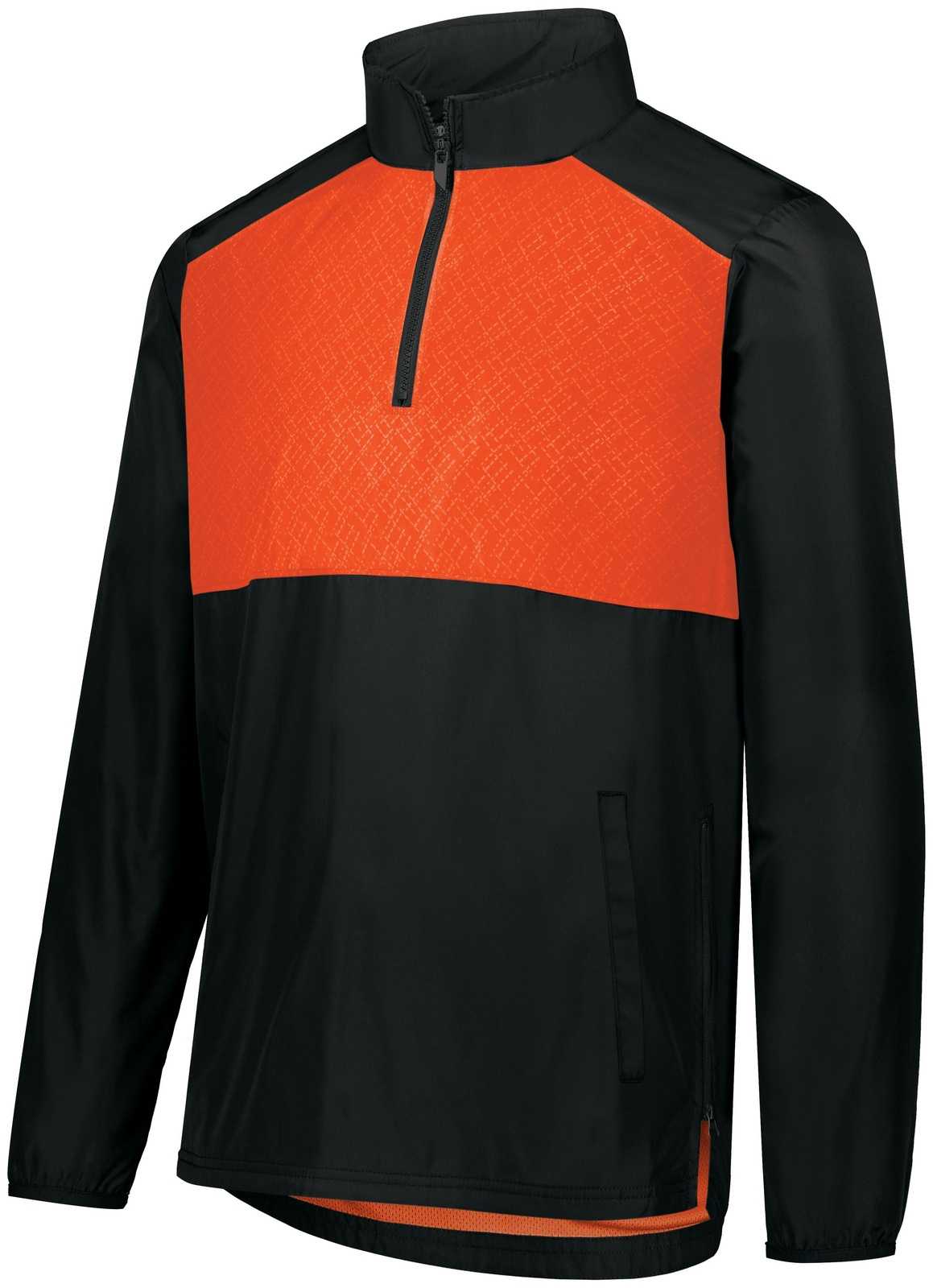 Holloway 229533 SeriesX Pullover - Black Orange - HIT a Double