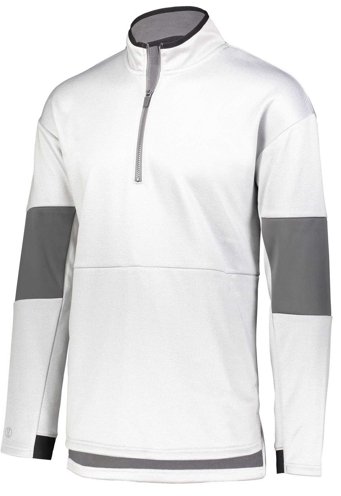 Holloway 229538 Sof-Stretch Pullover - White Print Carbon - HIT a Double