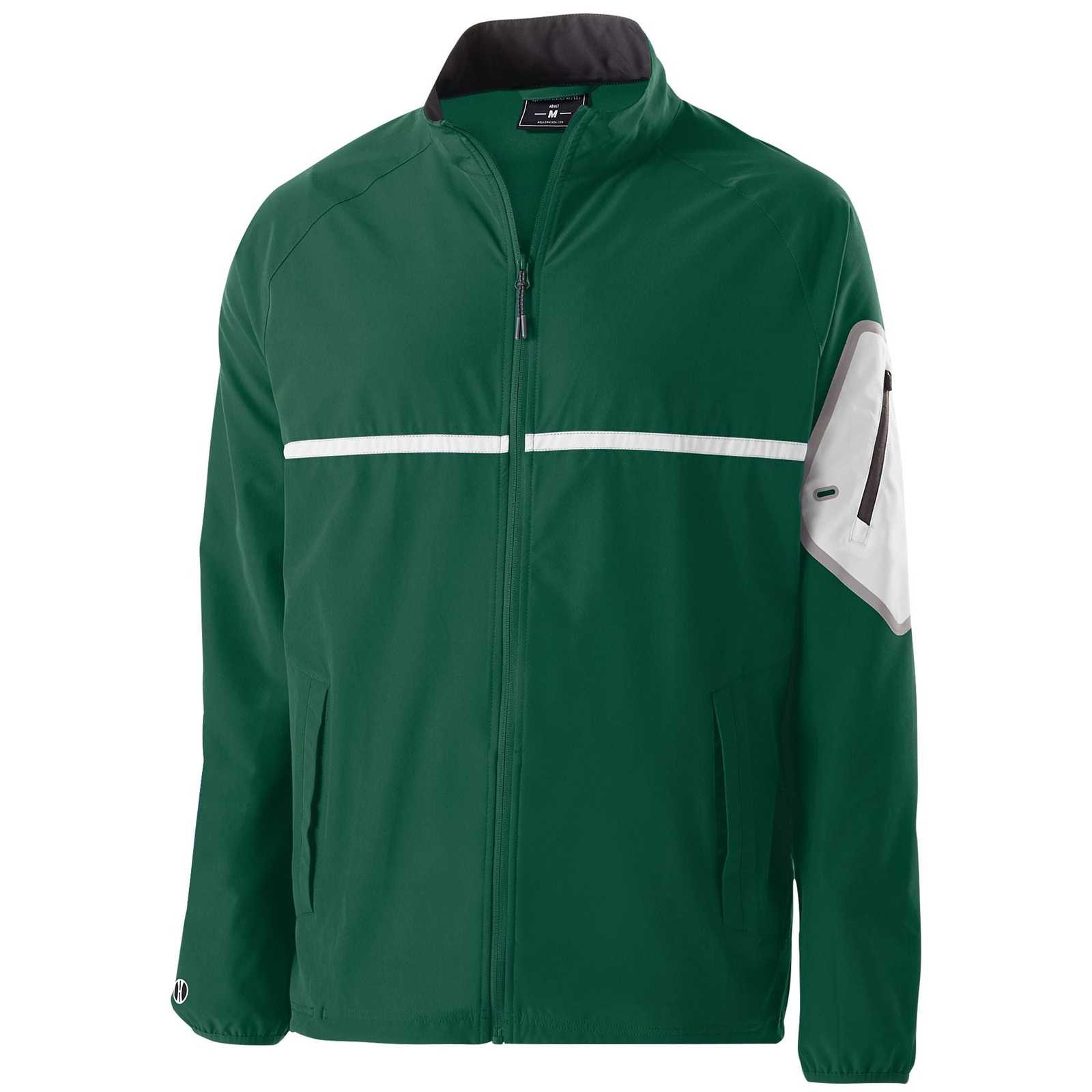 Holloway 229543 Weld Full Zip Jacket - Forest White - HIT a Double