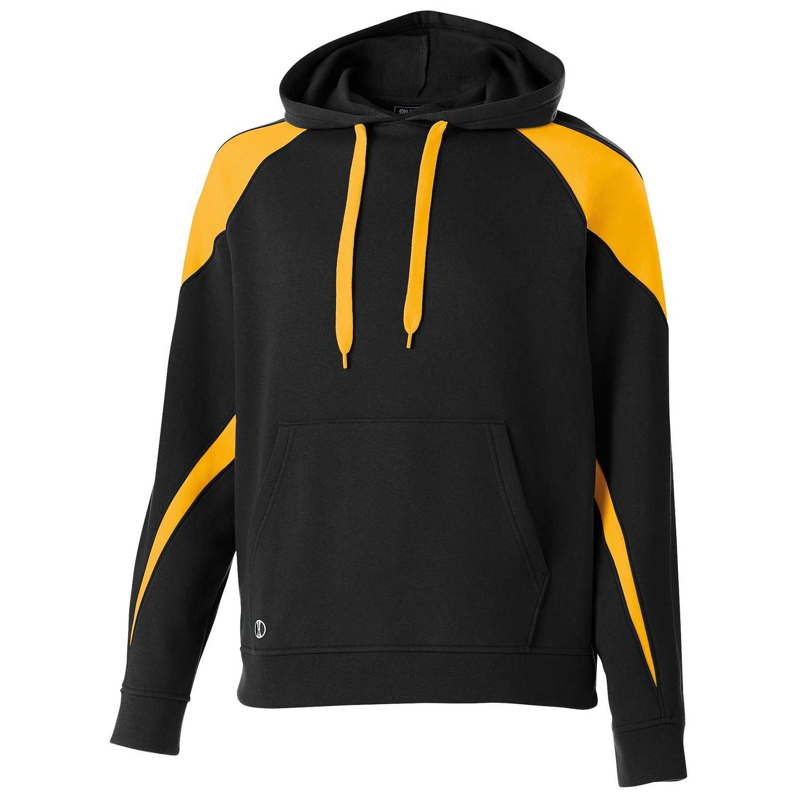 Holloway 229546 Prospect Hoodie - Black Light Gold - HIT a Double