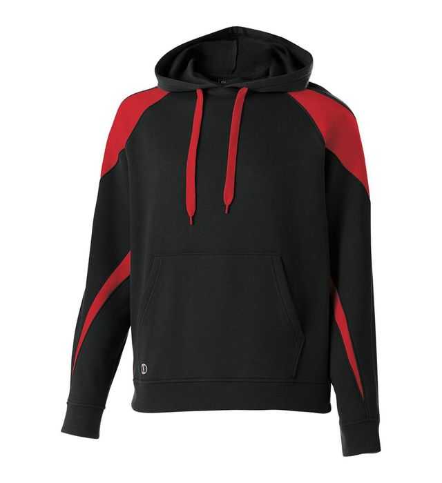 Holloway 229546 Prospect Hoodie - Black Scarlet - HIT a Double